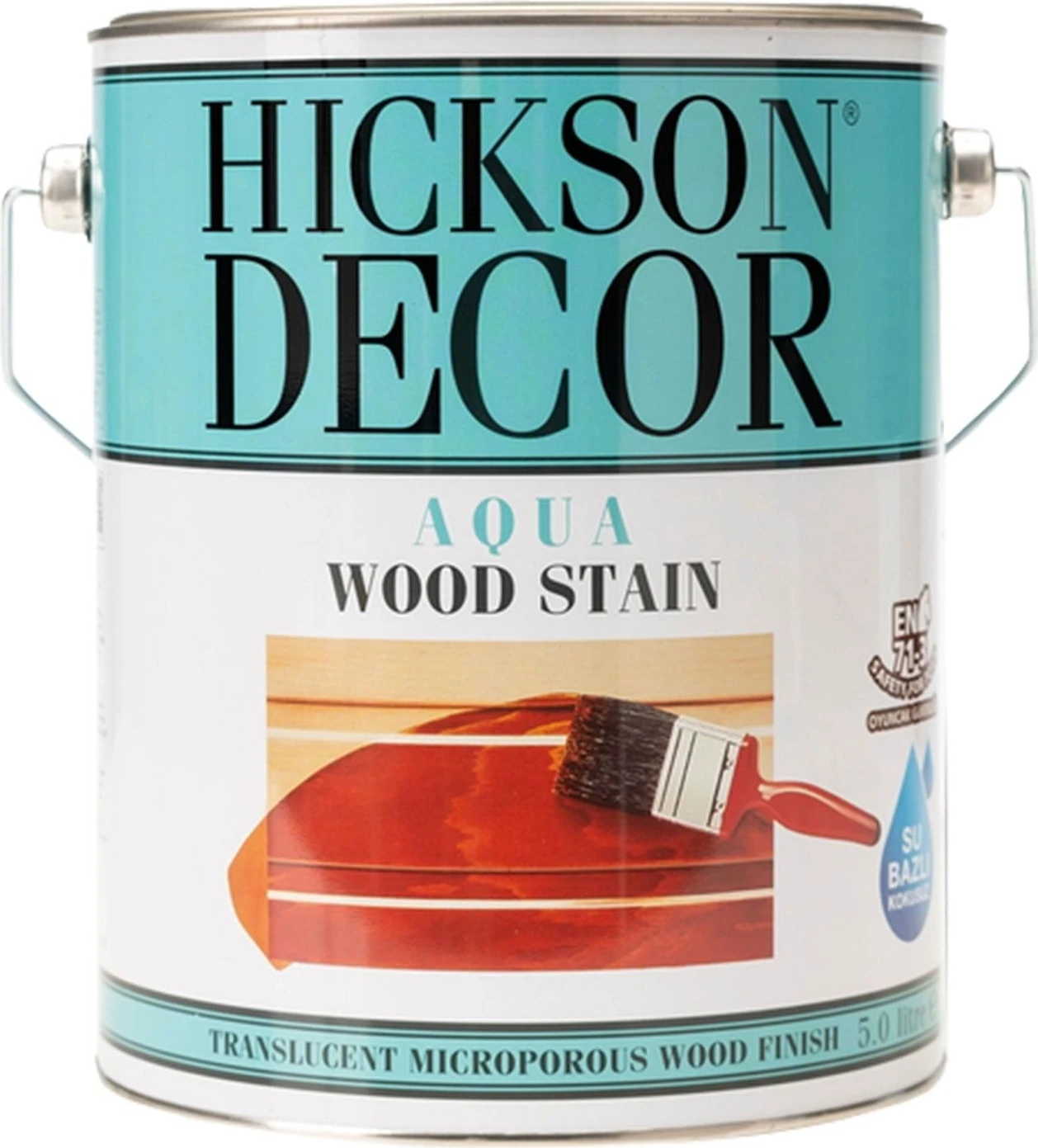 Ultra Aqua Wood Stain Dış Cephe Ahşap Boyası 2,5 Lt - Afromosia
