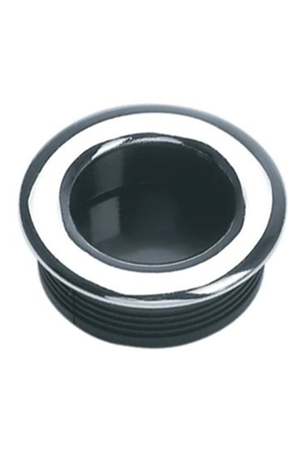 Yuvarlak Gömme Kulp Beyaz Çap 35