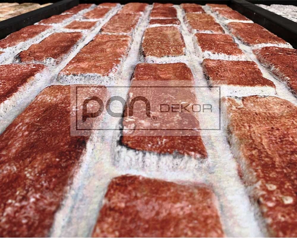 5 Adet (2,5m2) x Tuğla Desenli 3 Boyutlu Renkli Strafor Köpük Duvar Kaplama Paneli (BR-547)