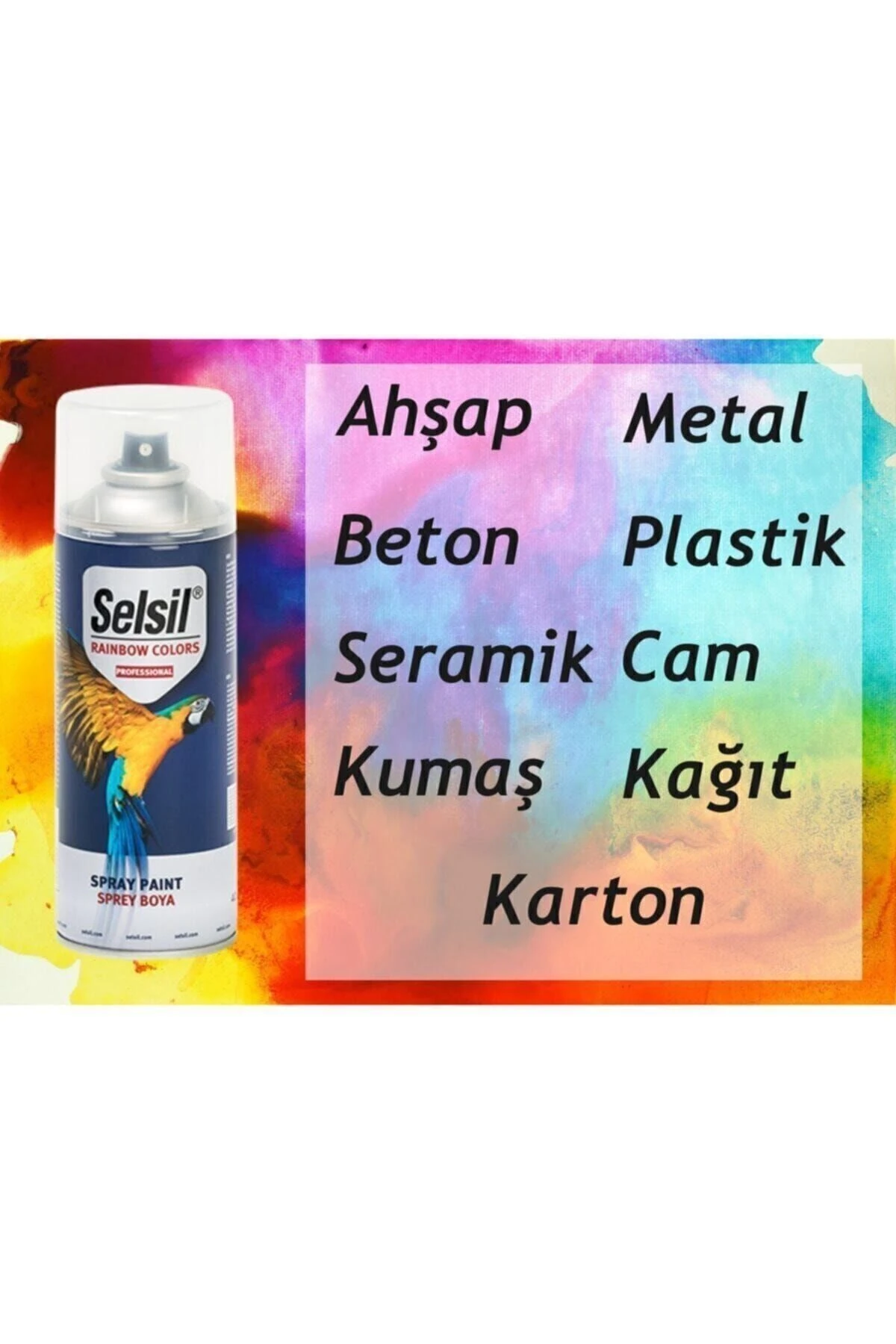 Şeffaf Vernik Akrilik Sprey Boya 400ml