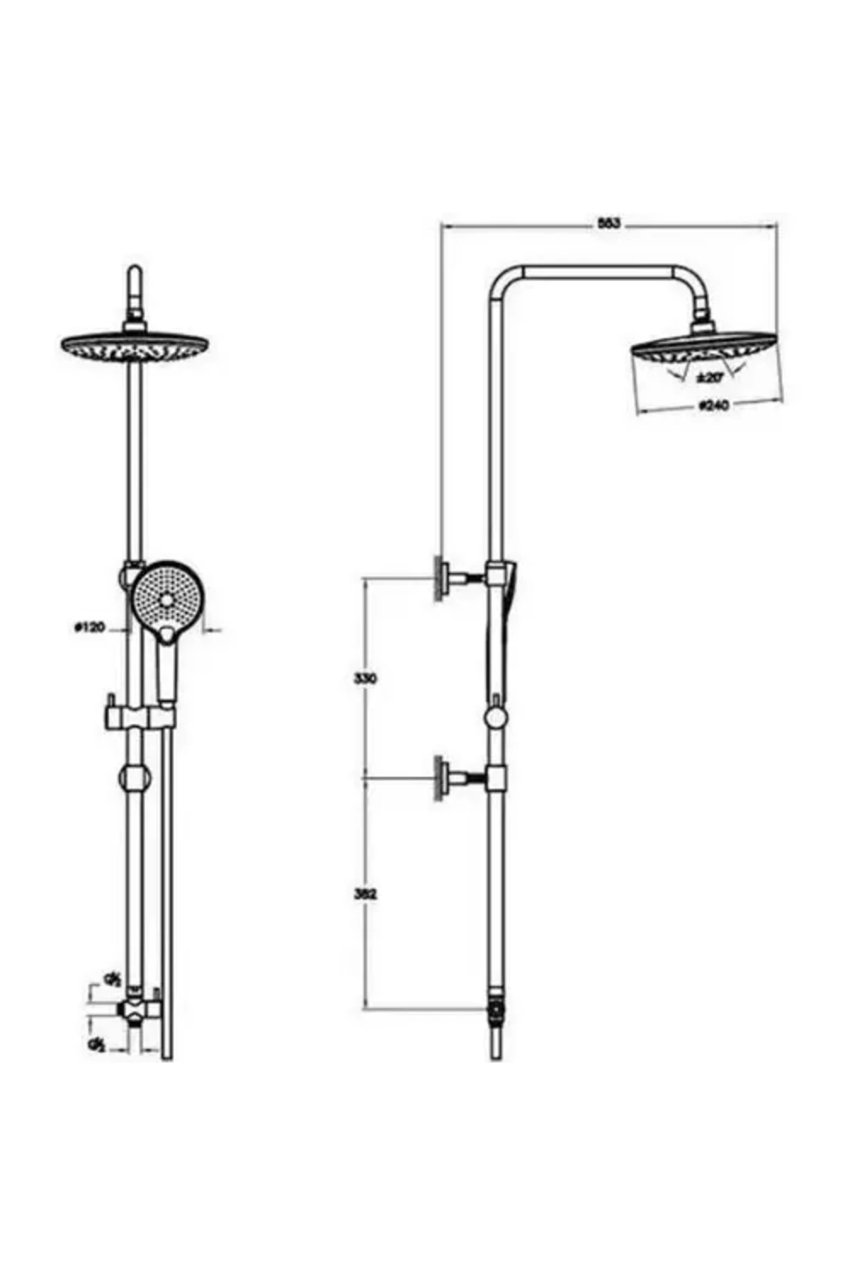 Joy 3c Duş Kolonu Mat Siyah A4579836