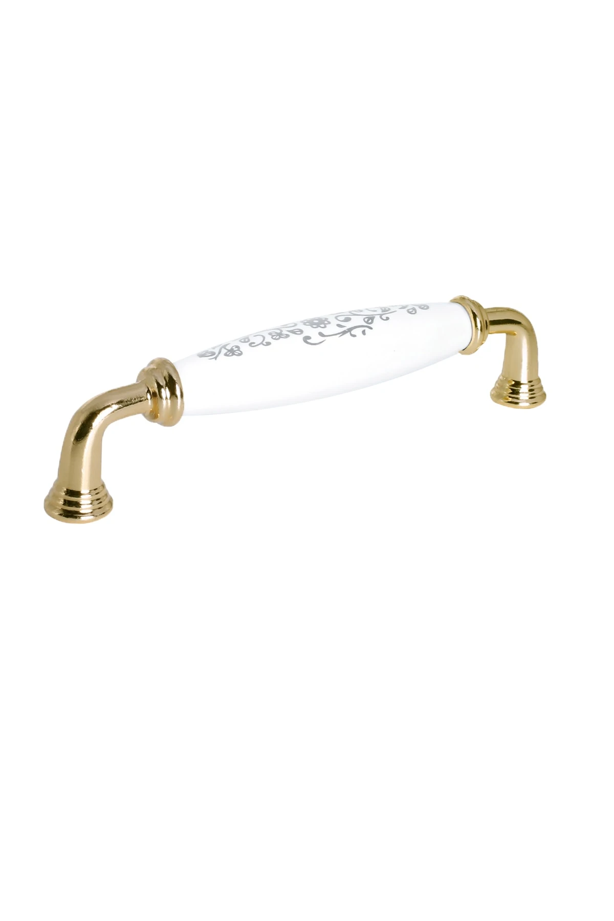 Porselen Kulp-dolap Çekmece Mobilya Mutfak Kulbu , Yakut (16 Cm ) -altın-beyaz-gri-stk5012