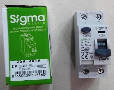 Kaçak Akım Koruma Şalteri 2X25 A 30 Ma