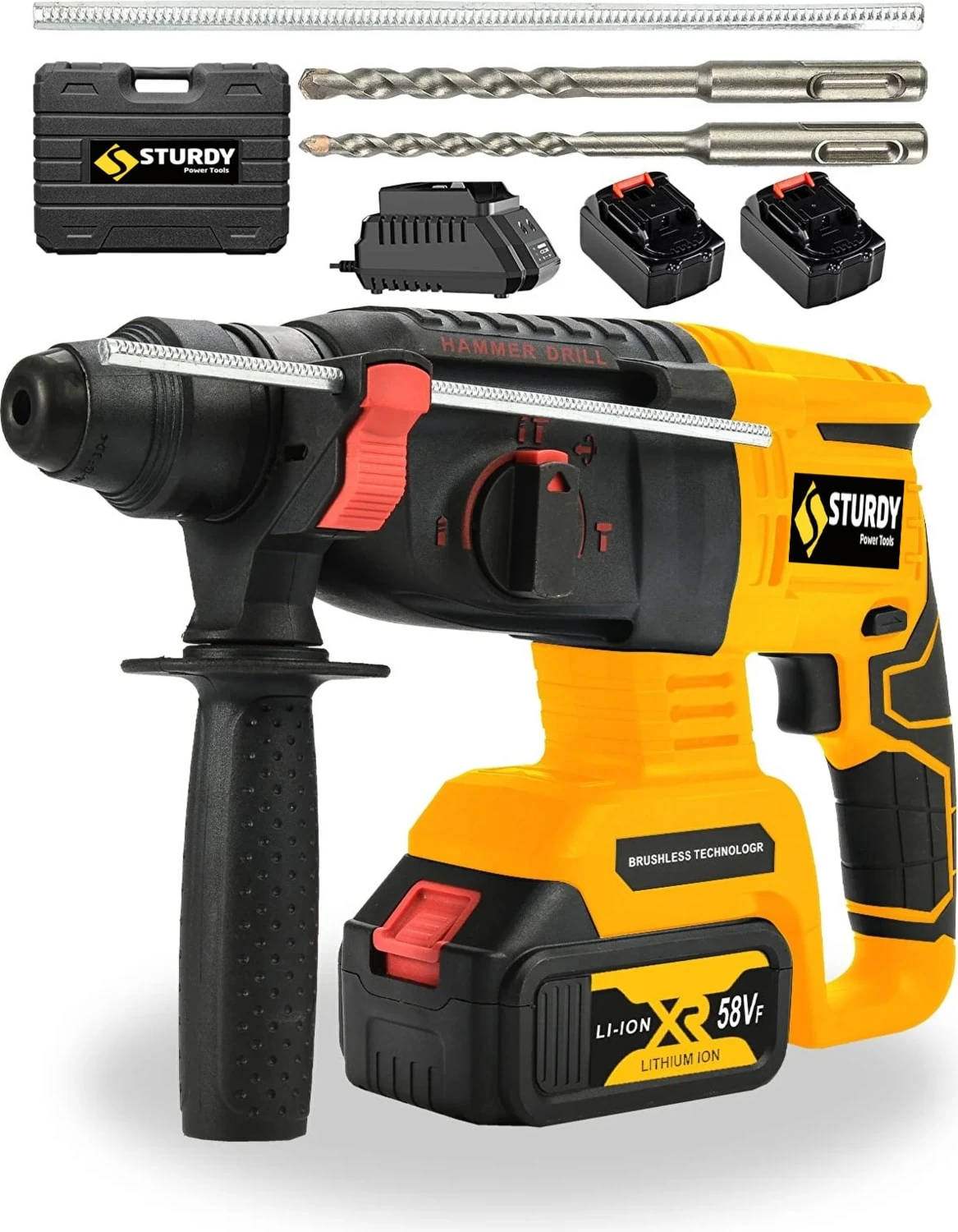 Çift Akülü Darbeli Şarjlı Kırıcı Kömürsüz Motor Güçlü Matkap 2-26 mm Hilti STD232