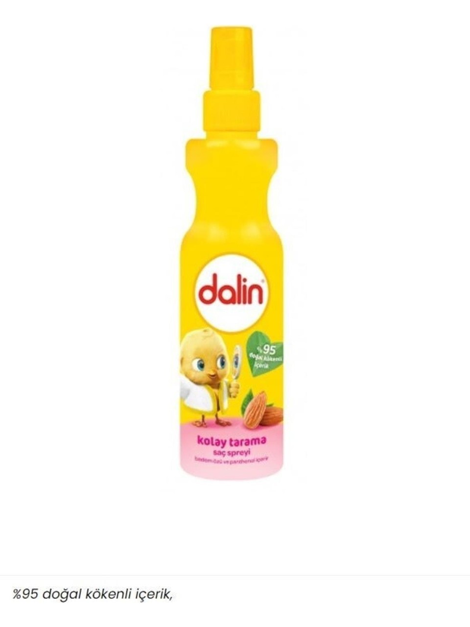 Dalin Kolay Tarama Saç Spreyi Badem Özü ve Panthenol 200 ml
