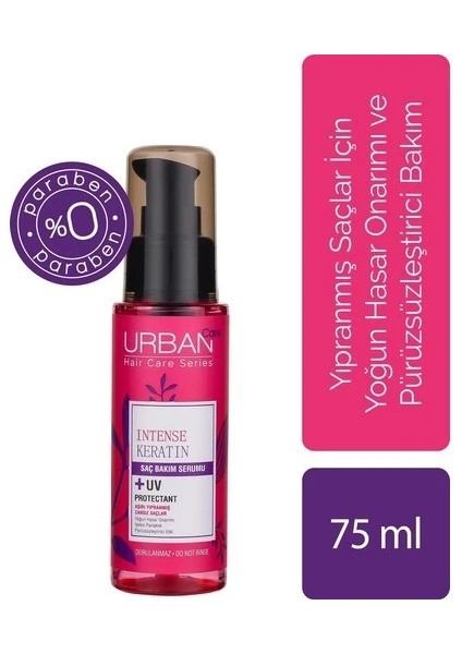 Urban Care Intense Keratin Saç Bakım Serumu 75 ml