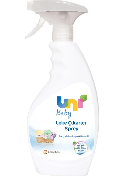 Uni Baby Leke Çıkarıcı Sprey 500 ml İnatçı Lekelere Karşı Etkili Temizlik Ürünü