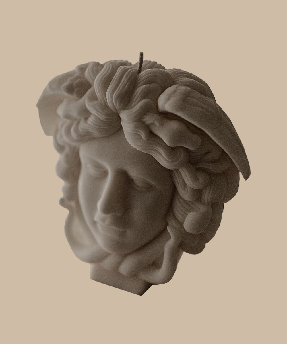 Medusa Başı Mum / Medusa Head Candle