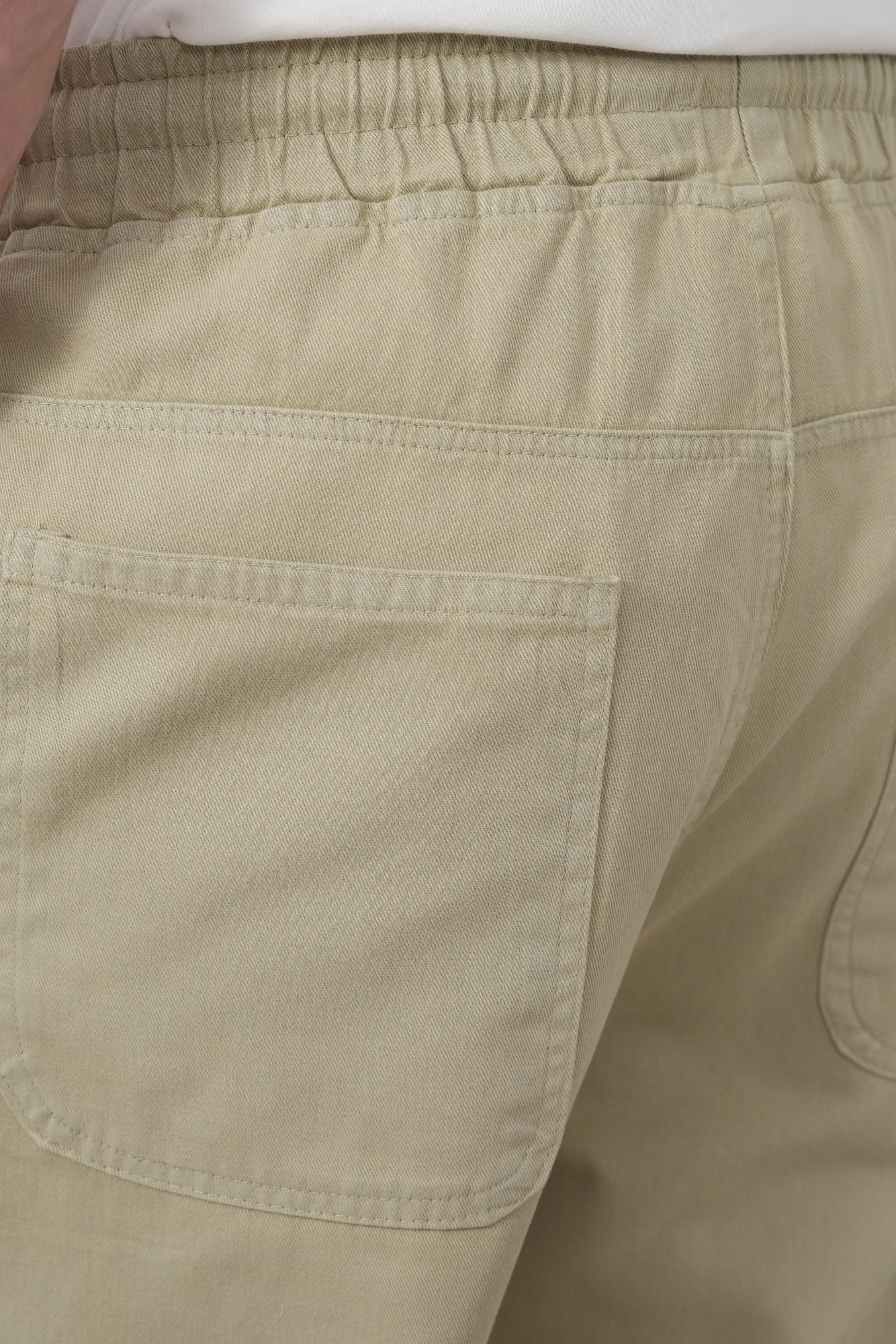 Bağcıklı Rahat Fit Denim Pantolon FW256001 - Çağla