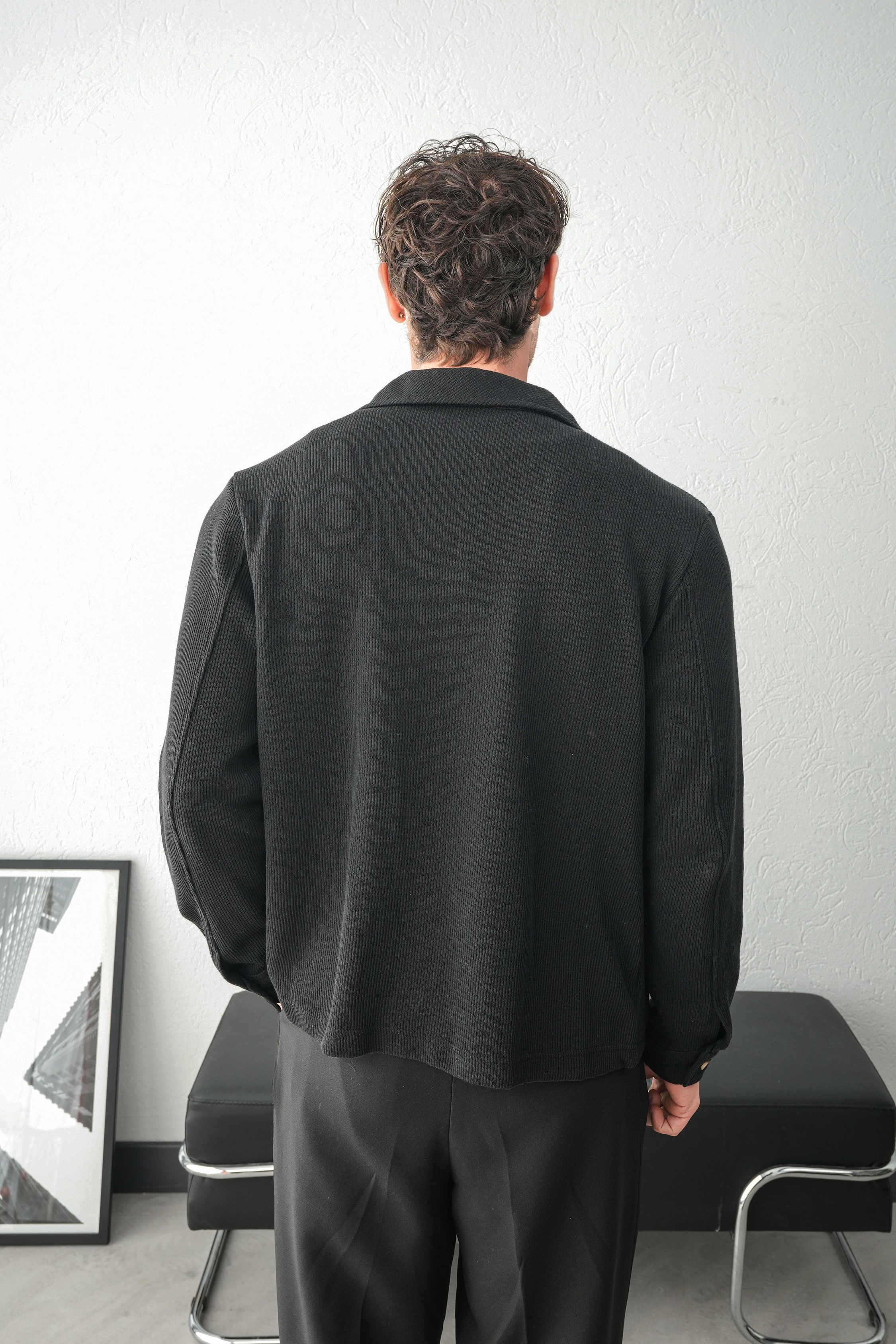 Triko Ceket FW259001 - Siyah