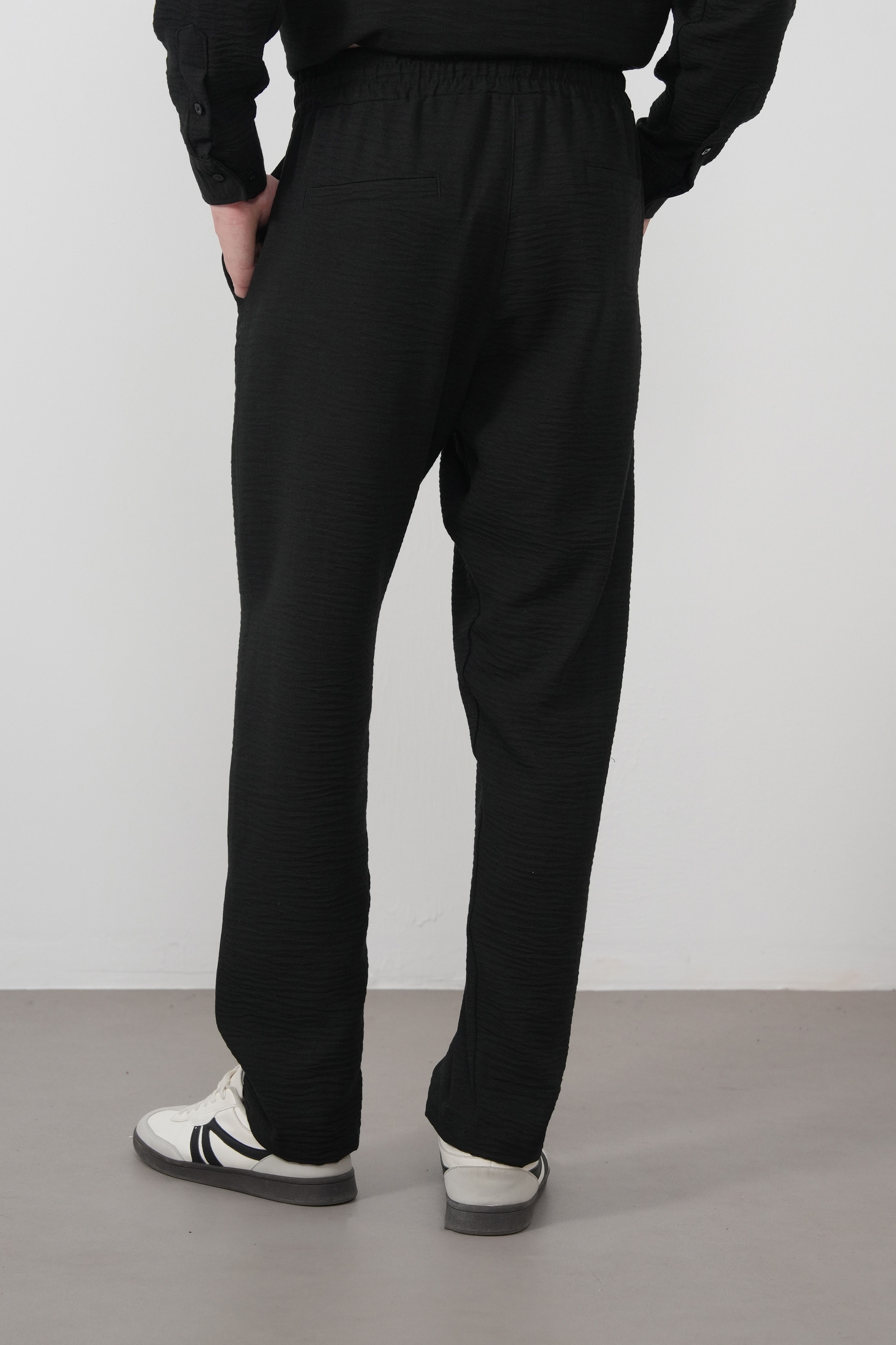 Dokulu Jogger Pantolon Rahat Kesim FW256000