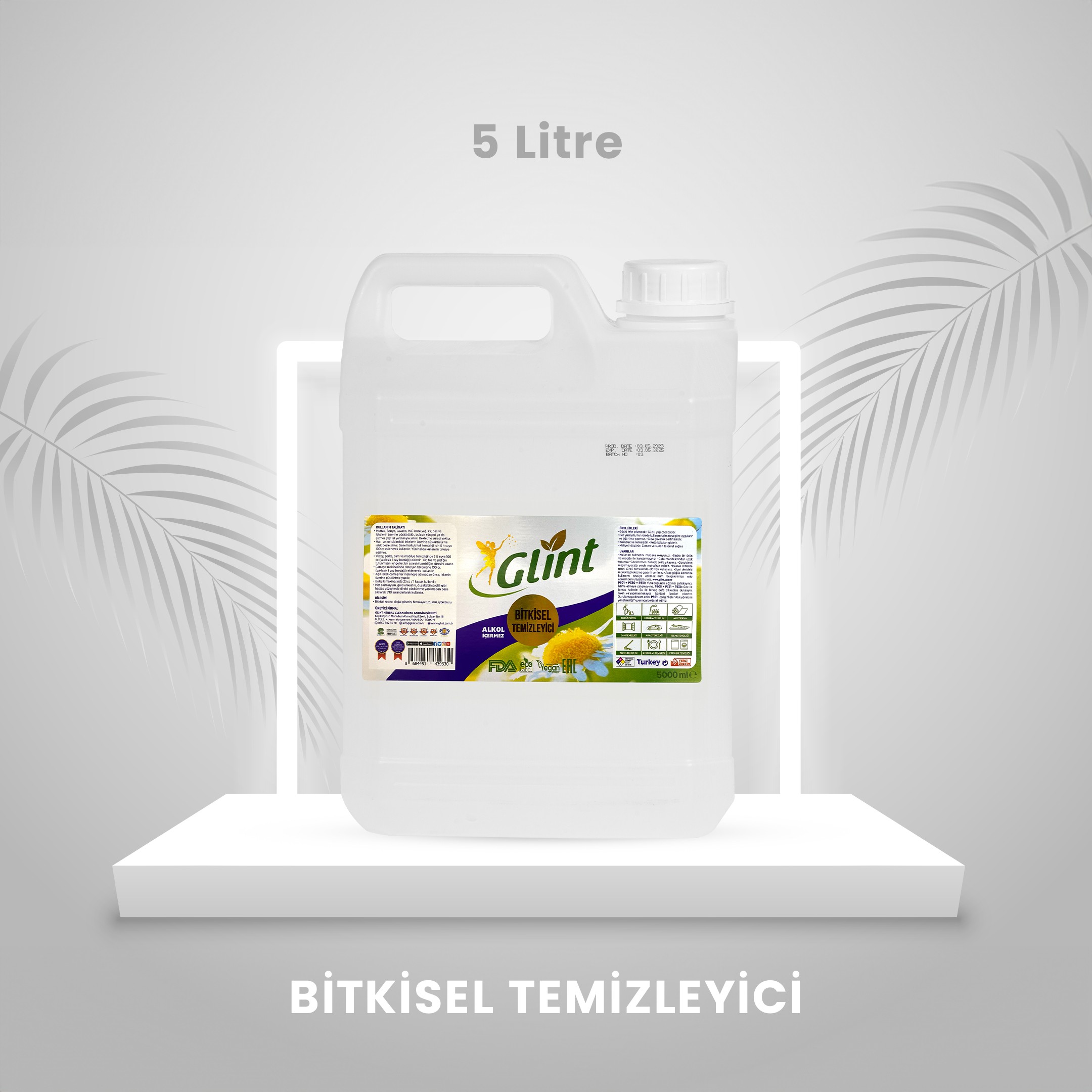 Glint - Bitkisel Temizleyici - 5 Litre