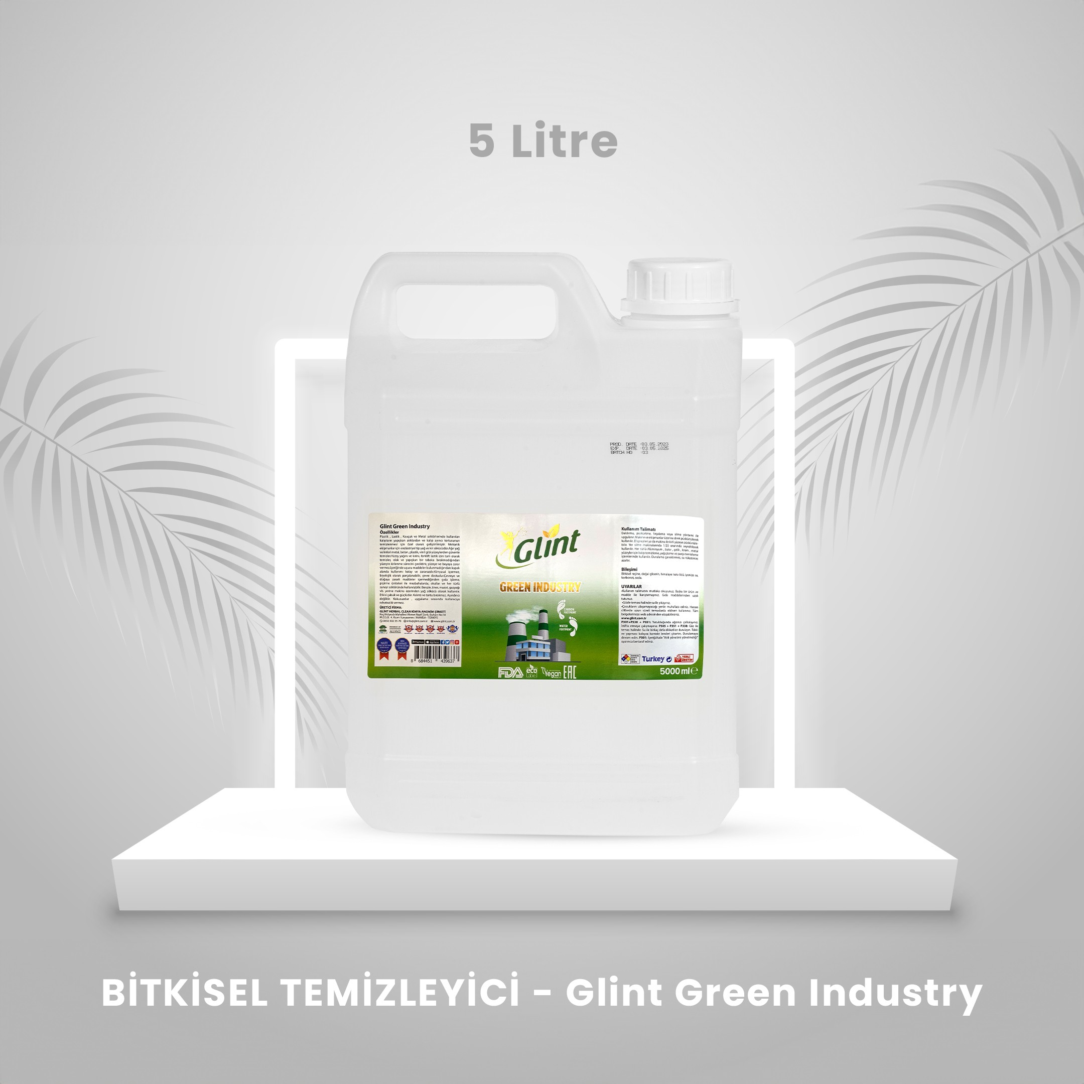 Glint Green Industry - Bitkisel - 5 Litre