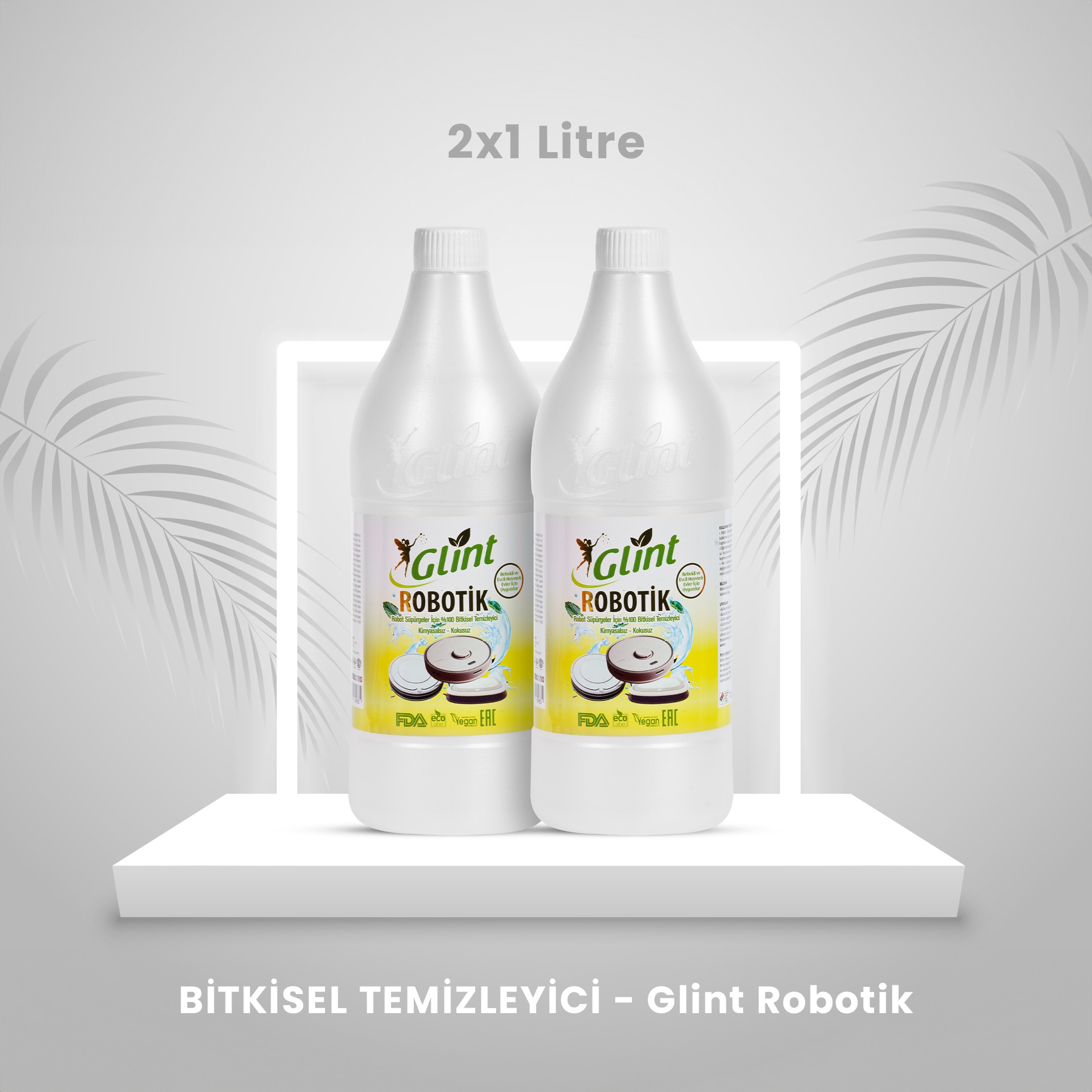 Glint Robotik - Bitkisel Temizleyici - 2 X 1 Litre