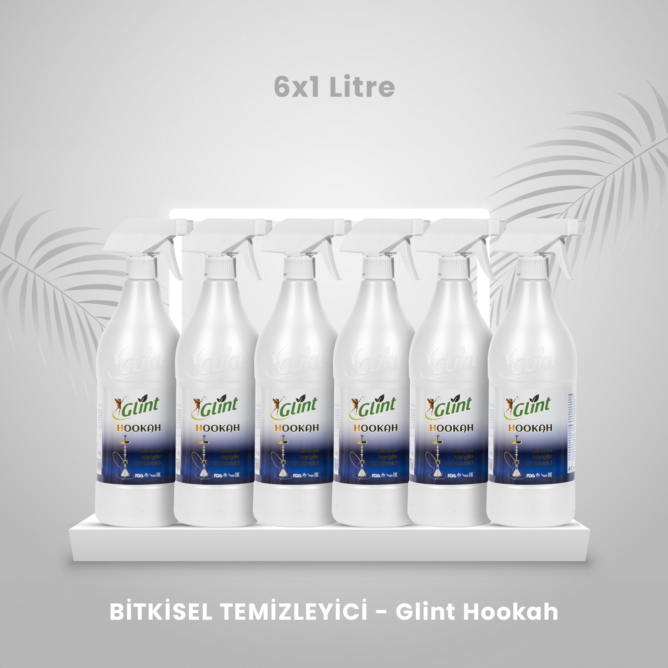 Glint Hookah - Bitkisel Temizleyici - 6 X 1 Litre