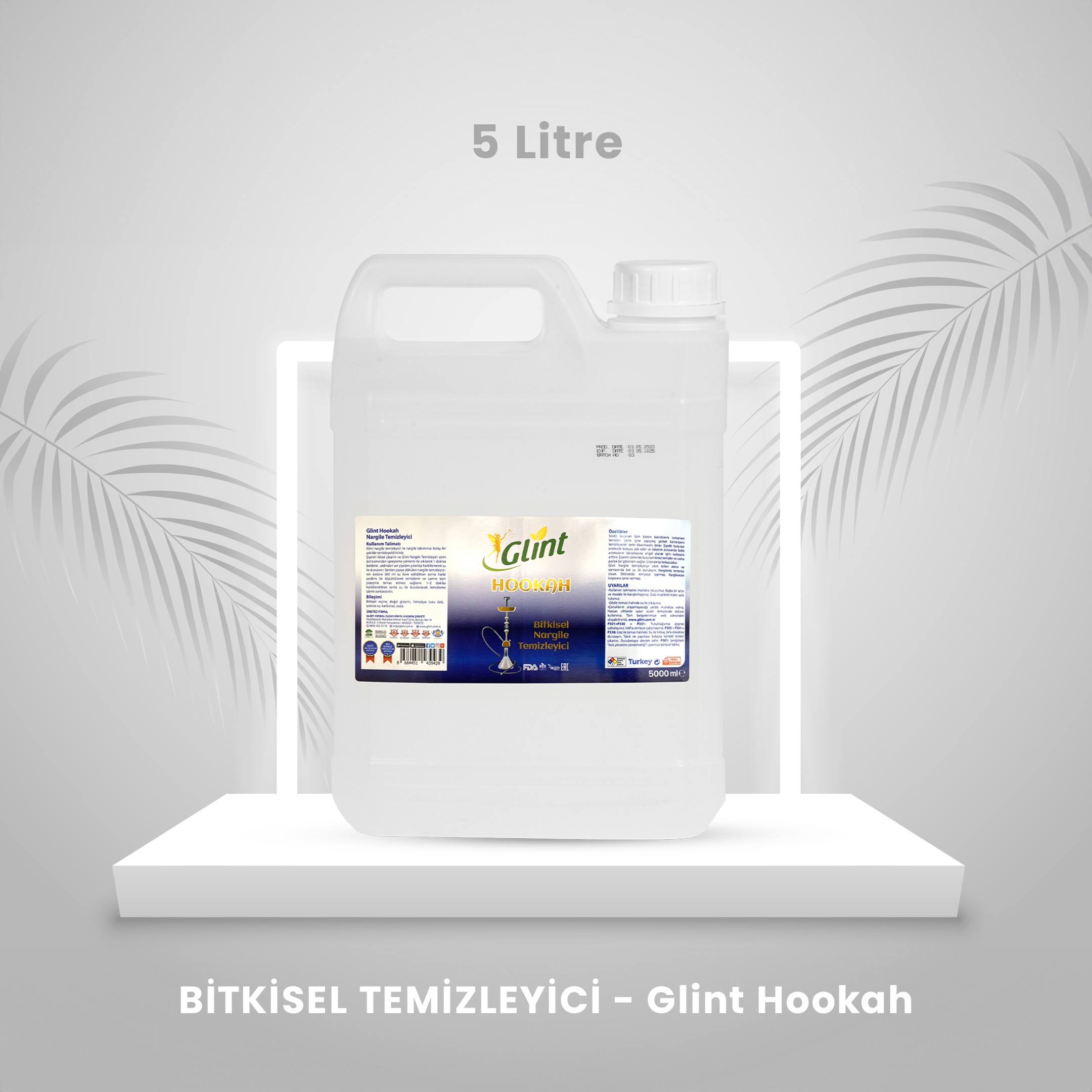 Glint Hookah - Bitkisel Temizleyici - 5 Litre