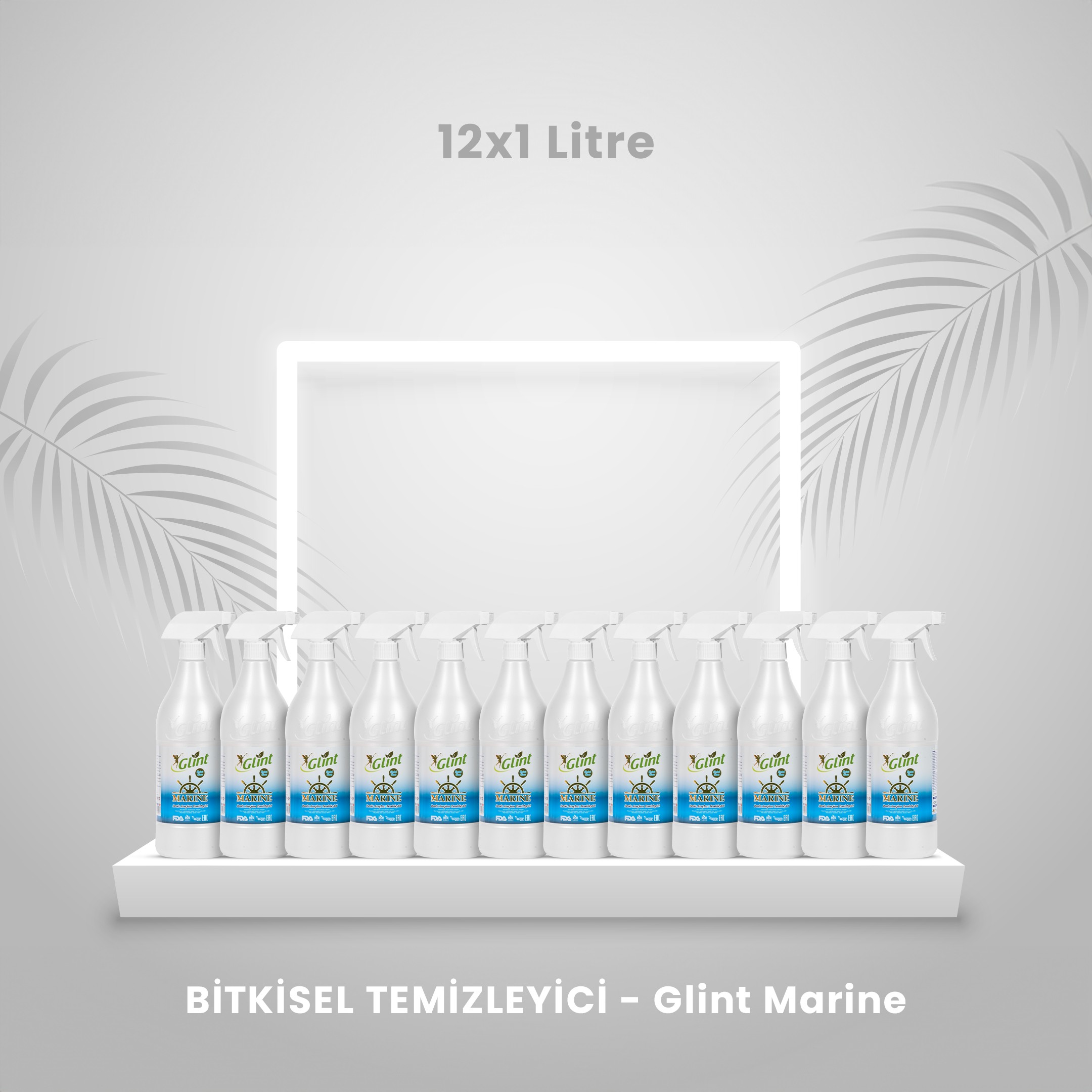 Glint Marine - Bitkisel Temizleyici - 12 X 1 Litre