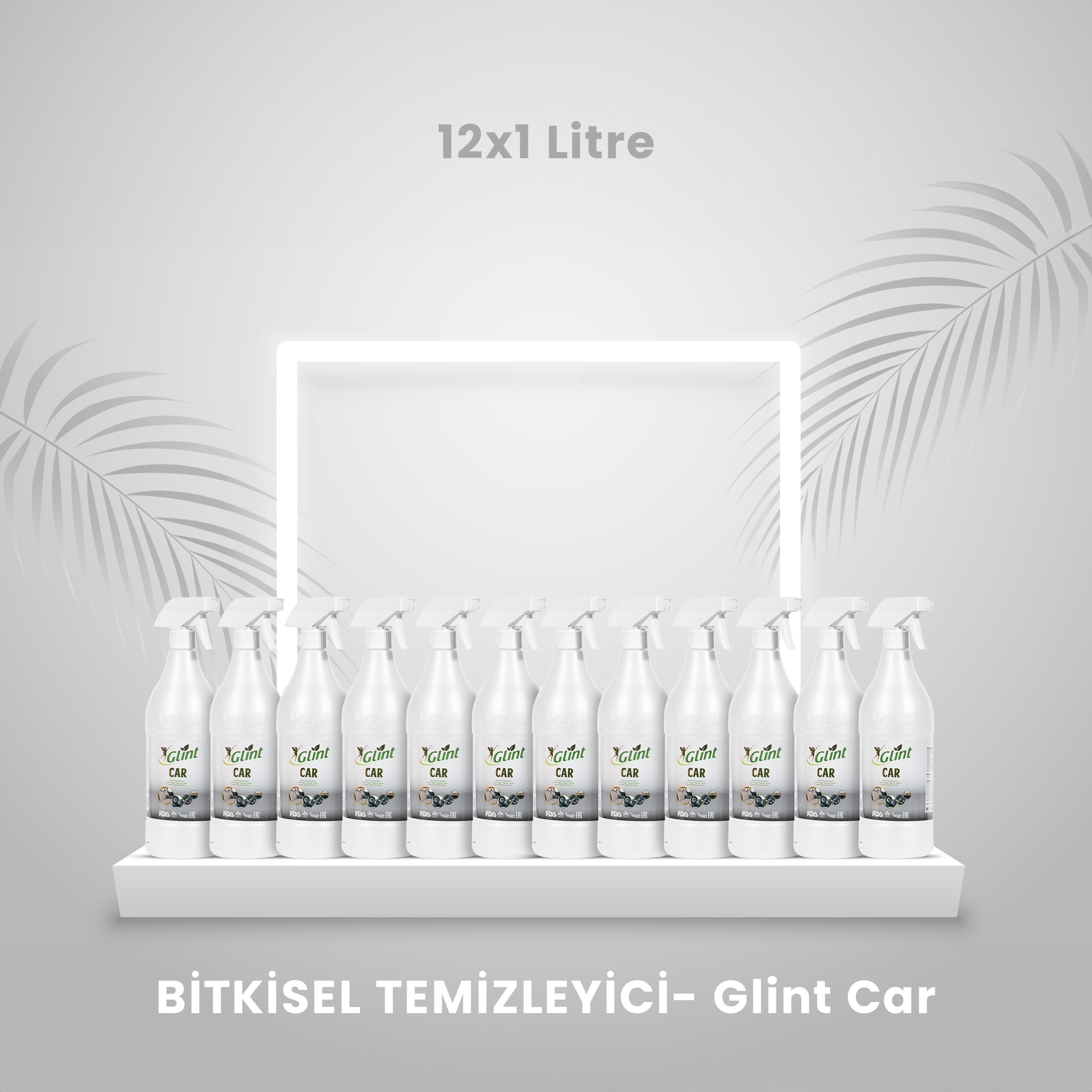 Glint Car - Bitkisel Temizleyici - 12 X 1 Litre