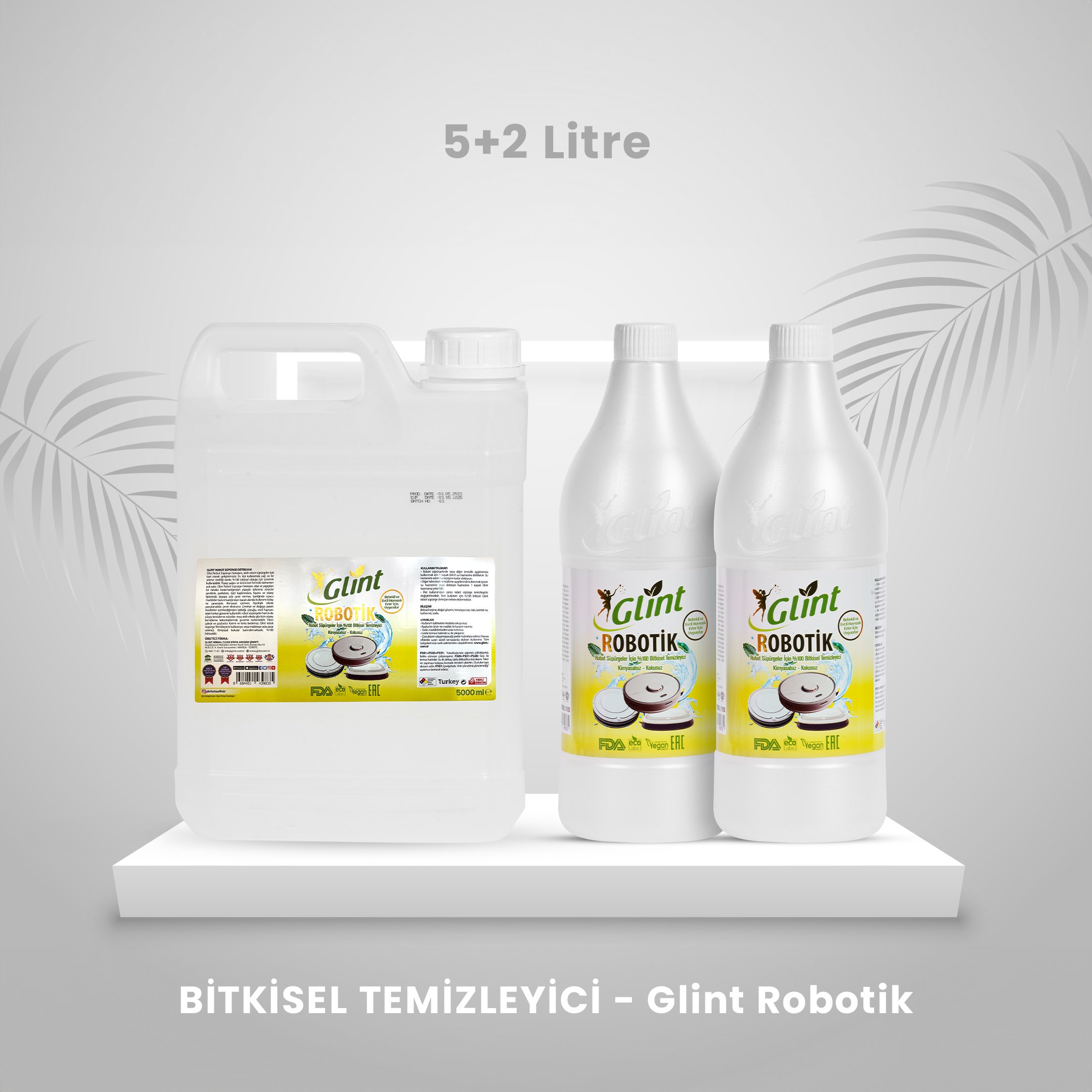 Glint Robotik - Bitkisel Temizleyici - 5 + 2 Litre