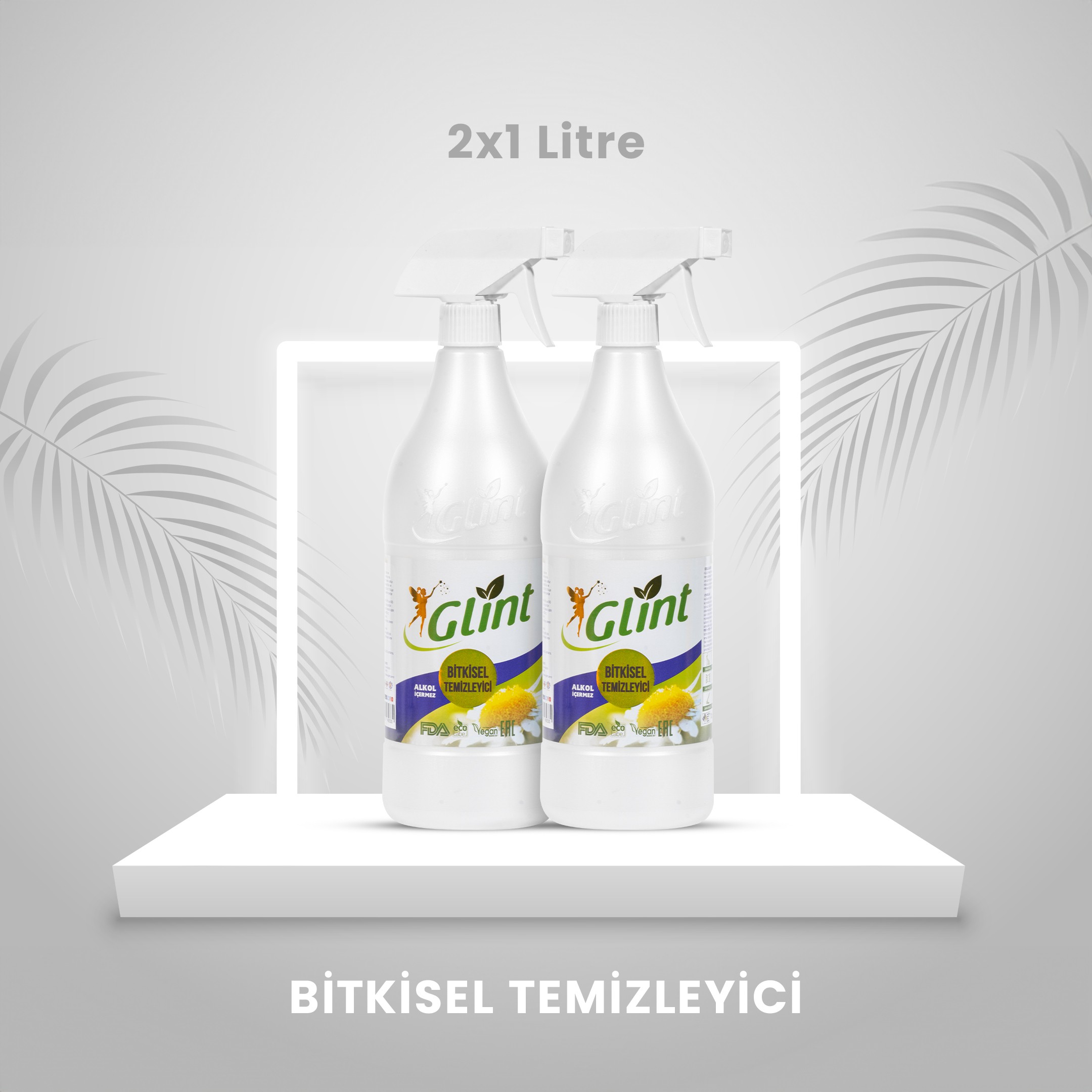 Glint - Bitkisel Temizleyici - 2 X 1 Litre