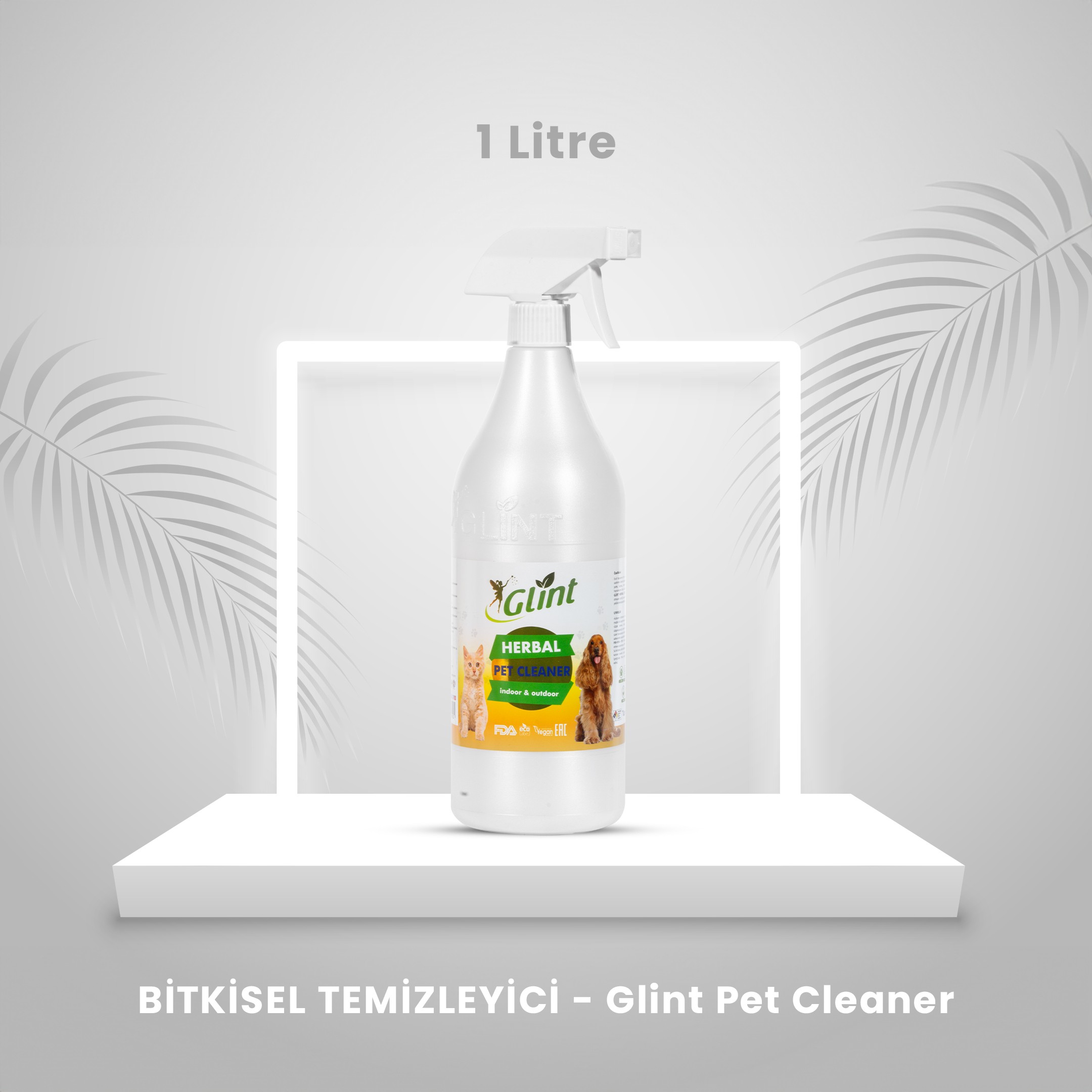 Glint Pet Cleaner - Bitkisel Temizleyici - 1 Litre