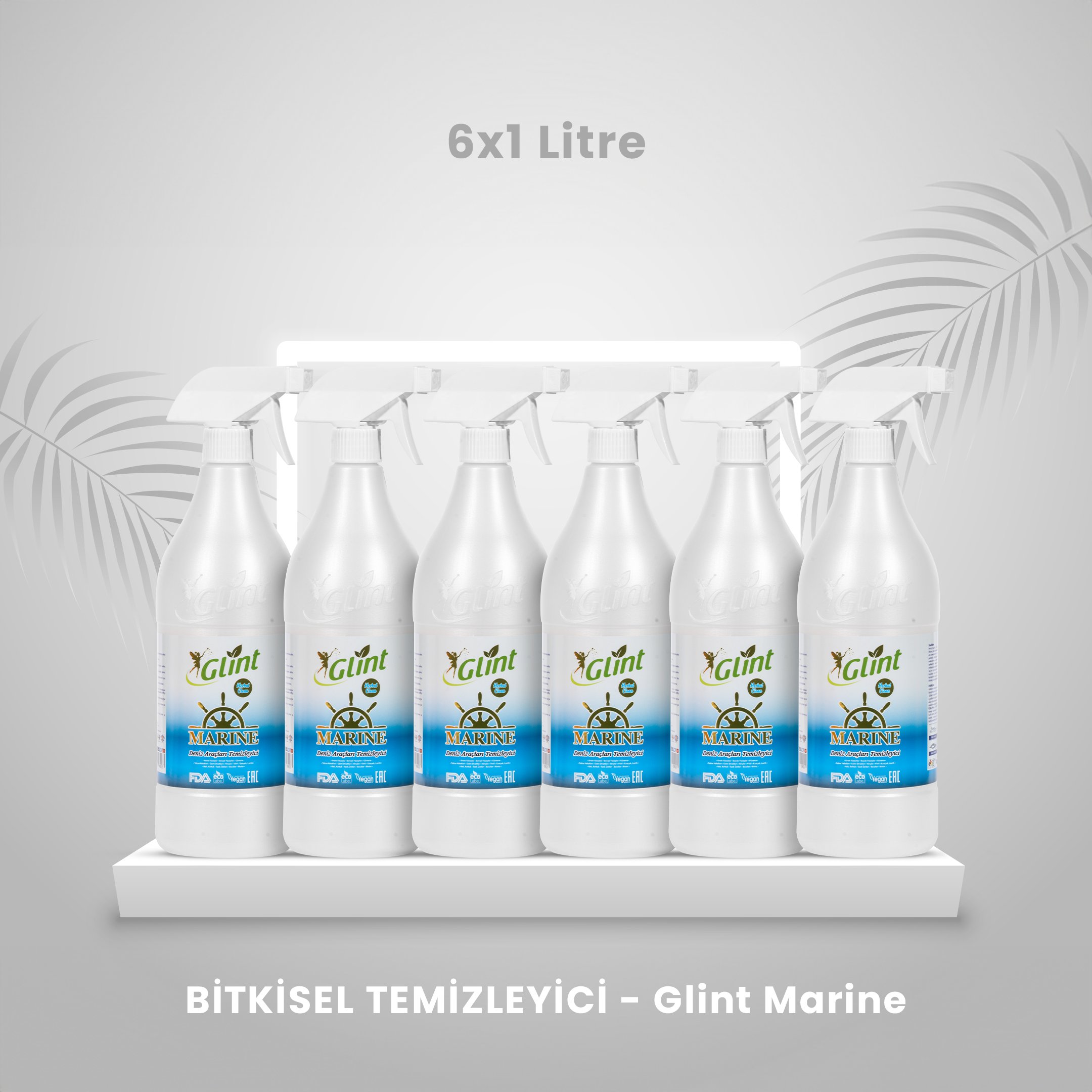 Glint Marine - Bitkisel Temizleyici - 6 X 1 Litre