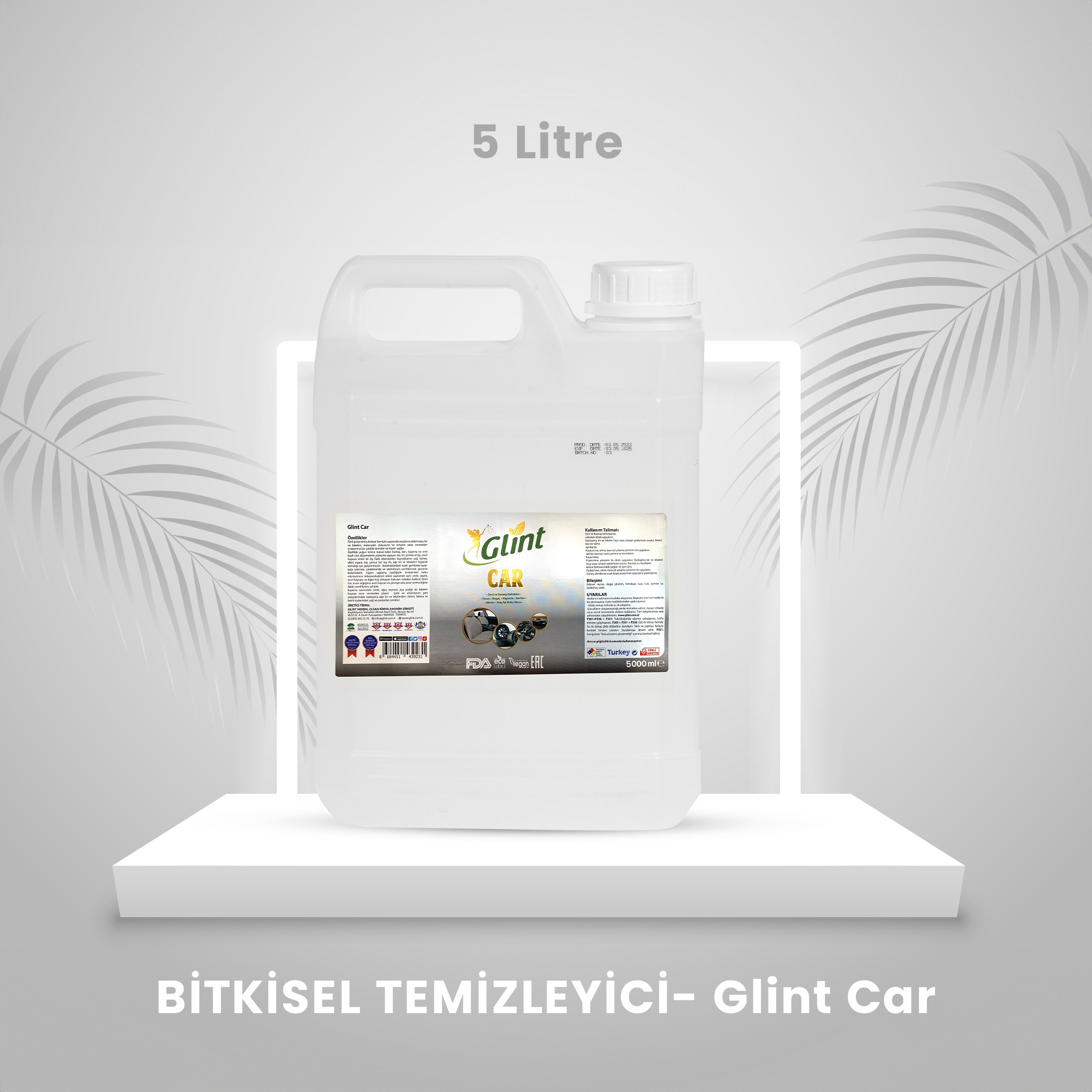 Glint Car - Bitkisel Temizleyici - 5 Litre