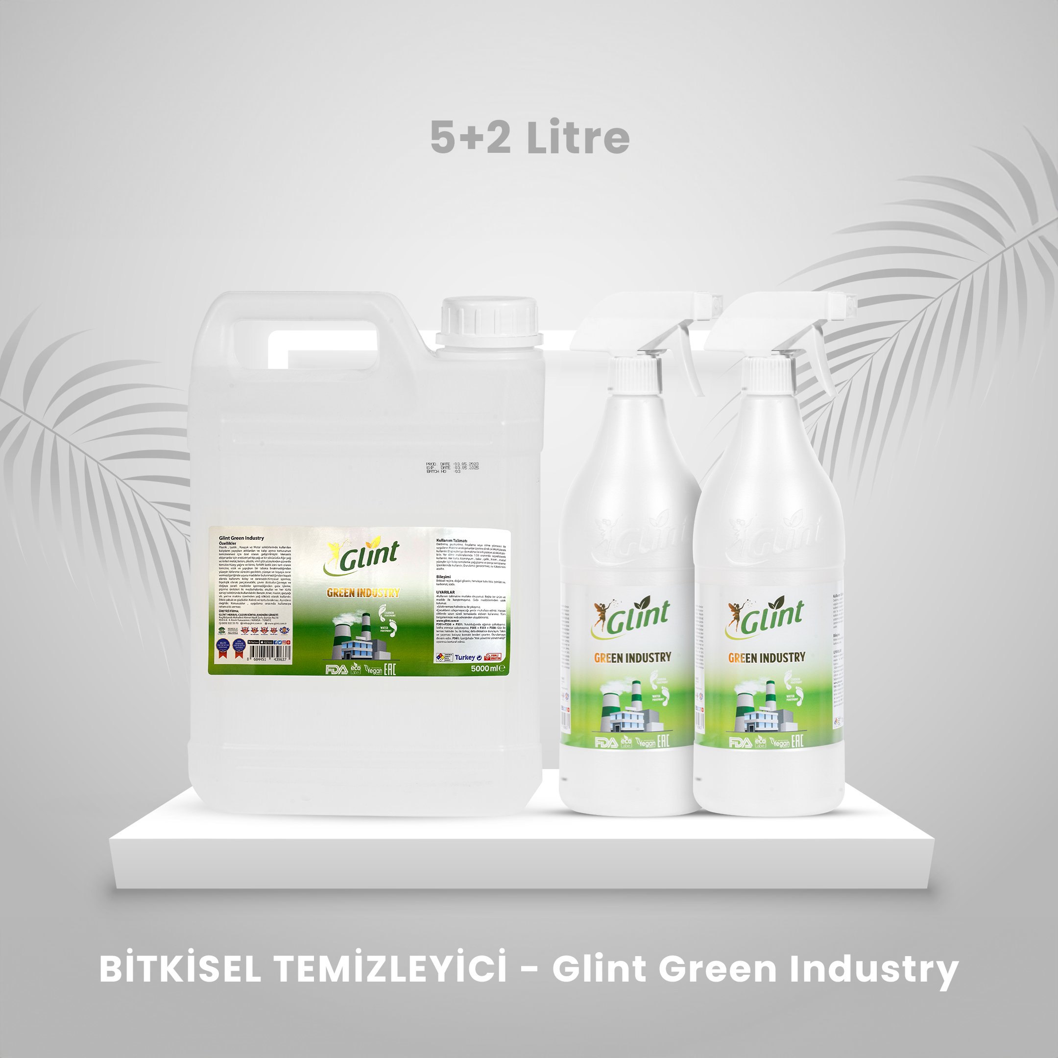 Glint Green Industry - Bitkisel - 5 + 2 Litre