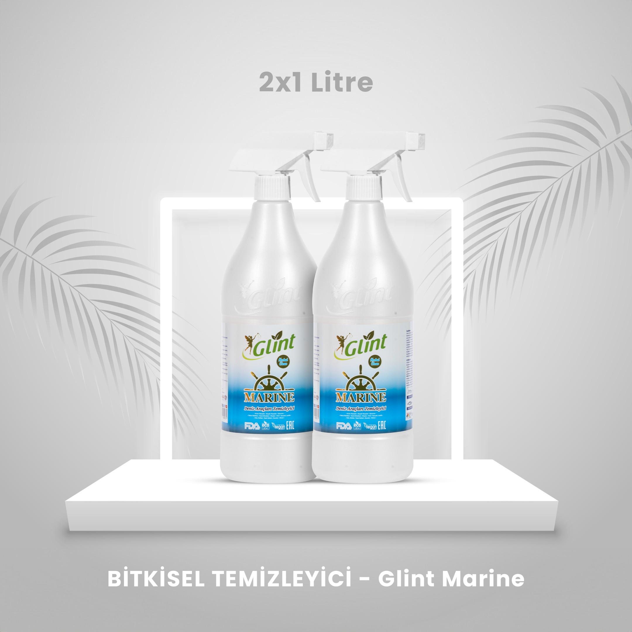 Glint Marine - Bitkisel Temizleyici - 2 X 1 Litre