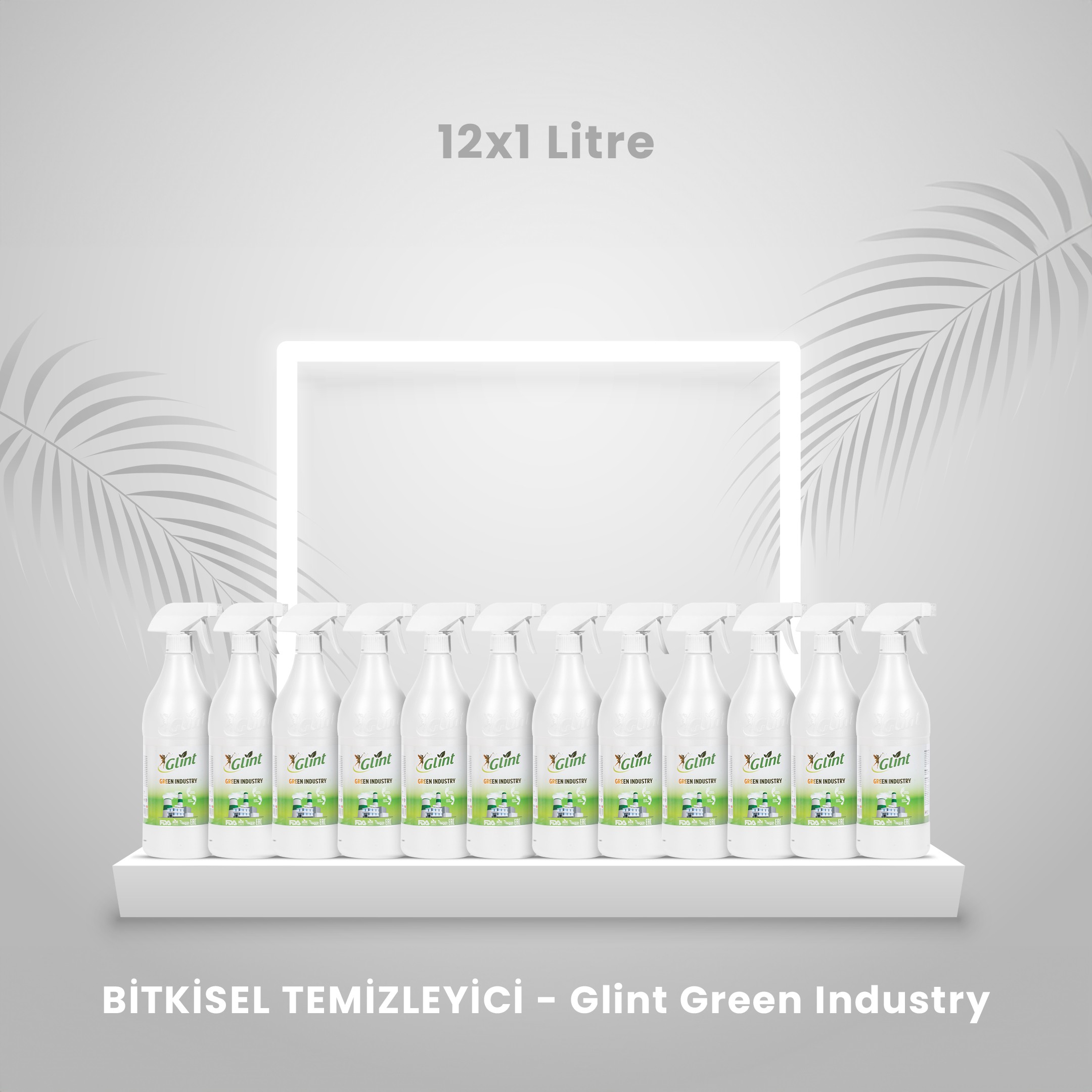 Glint Green Industry - Bitkisel - 12 X 1 Litre