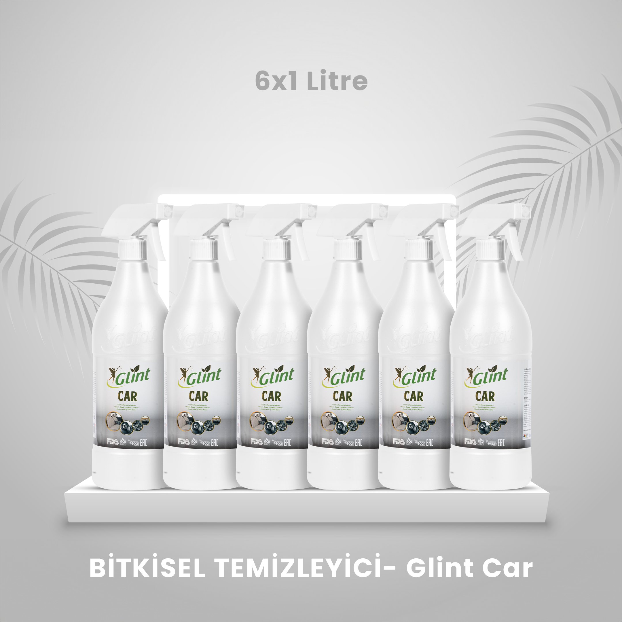 Glint Car - Bitkisel Temizleyici - 6 X 1 Litre