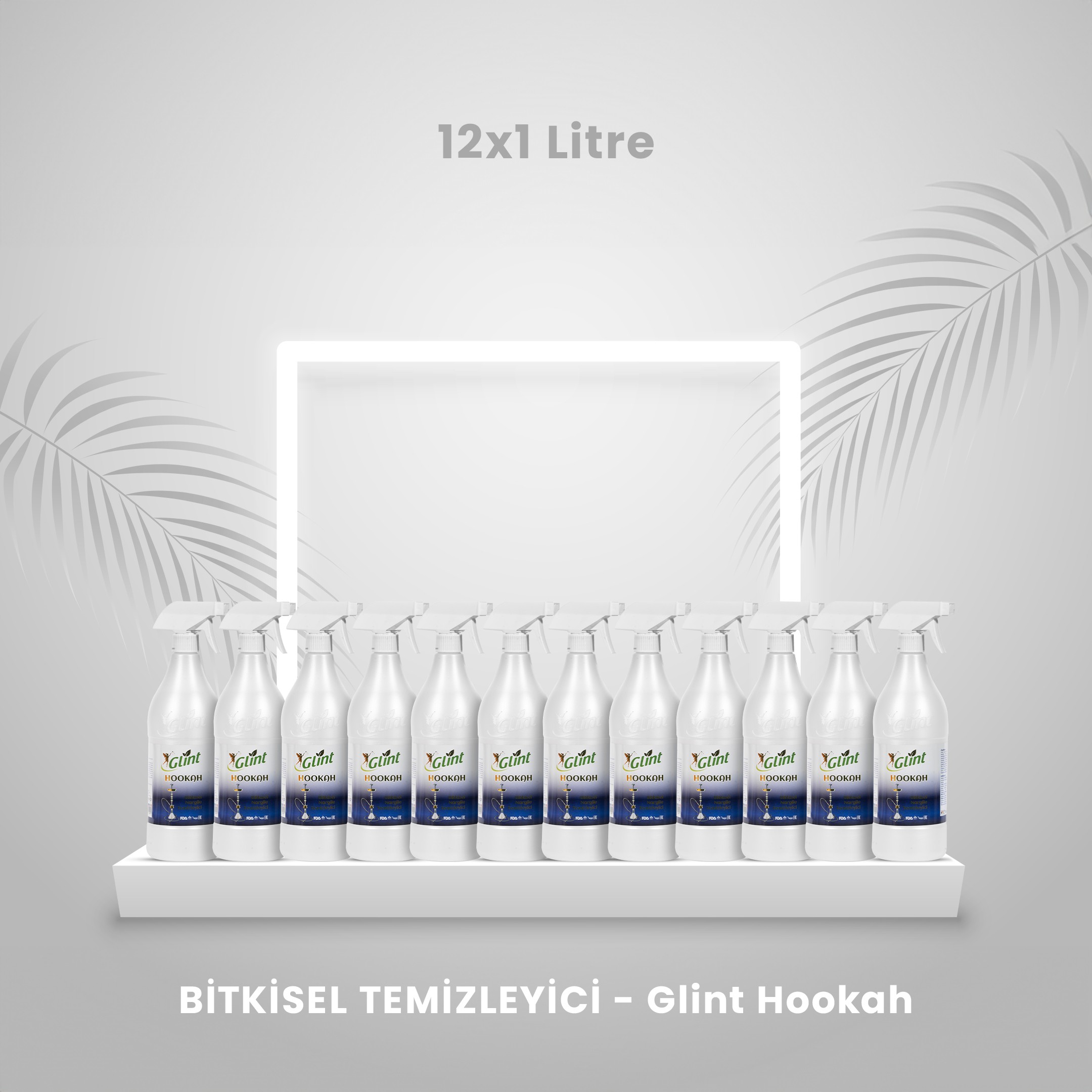 Glint Hookah - Bitkisel Temizleyici - 12 X 1 Litre