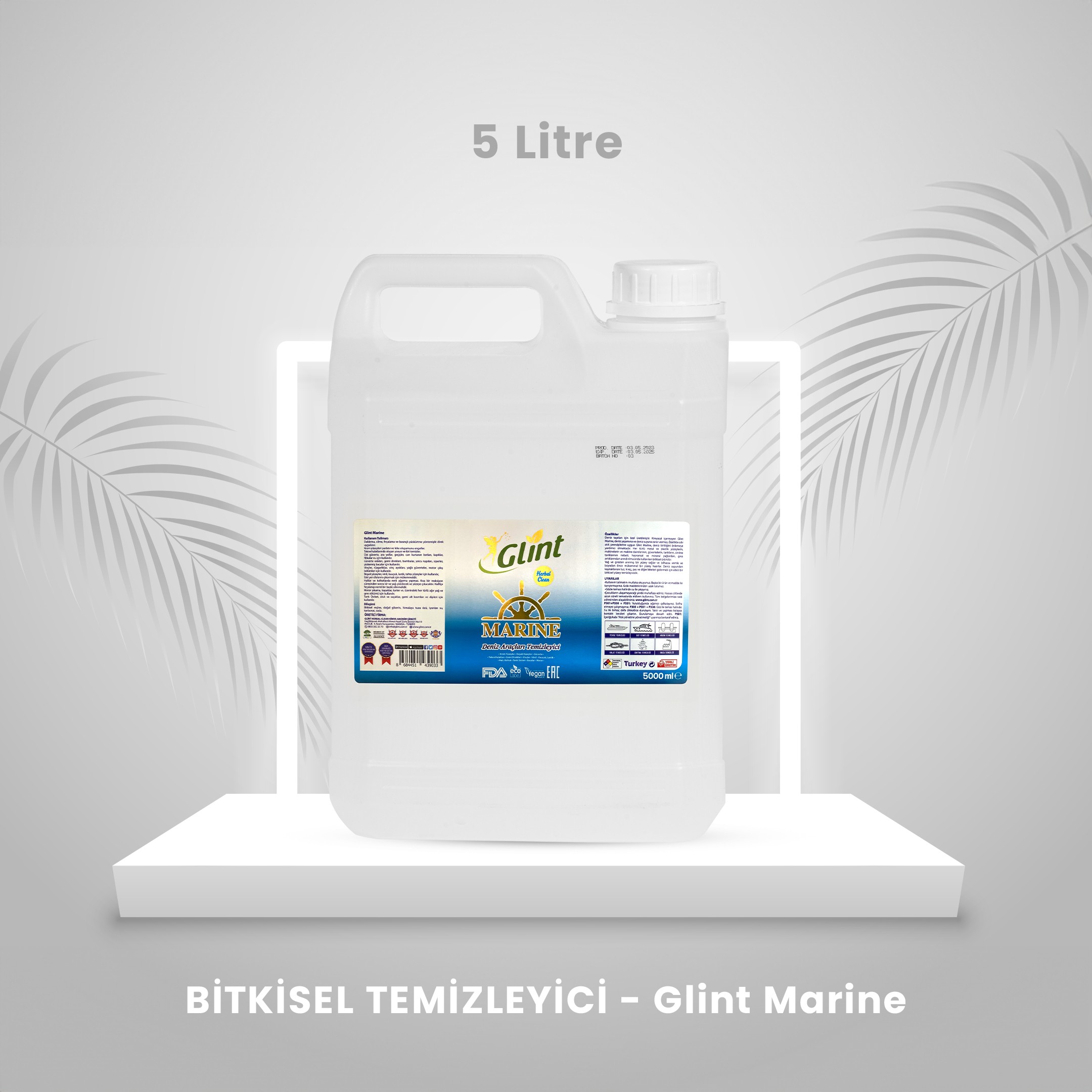 Glint Marine - Bitkisel Temizleyici - 5 Litre