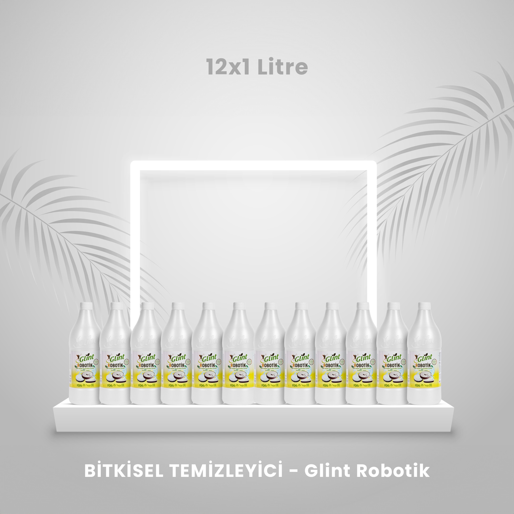 Glint Robotik - Bitkisel Temizleyici - 12 X 1 Litre