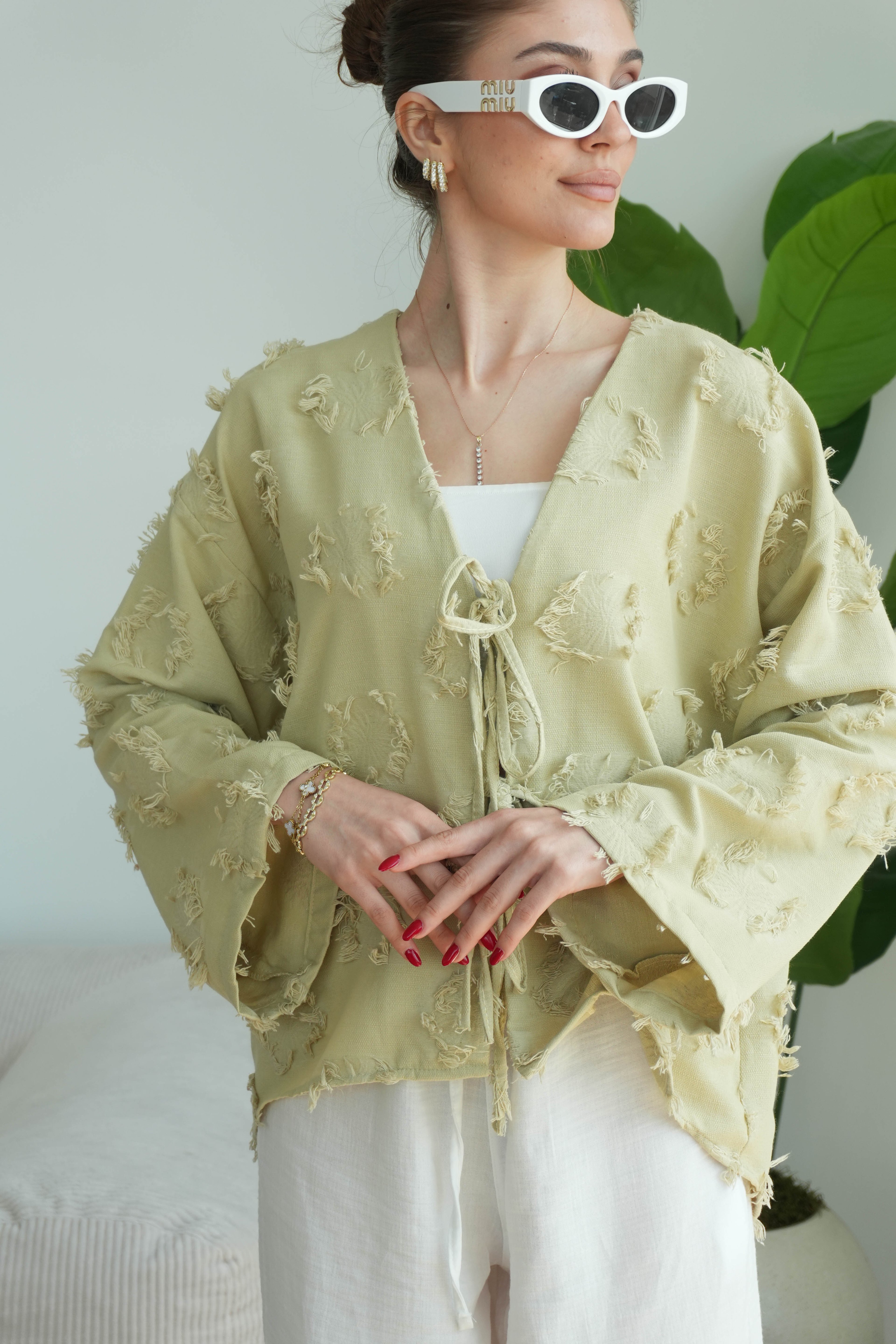 Florina Kimono - Yeşil