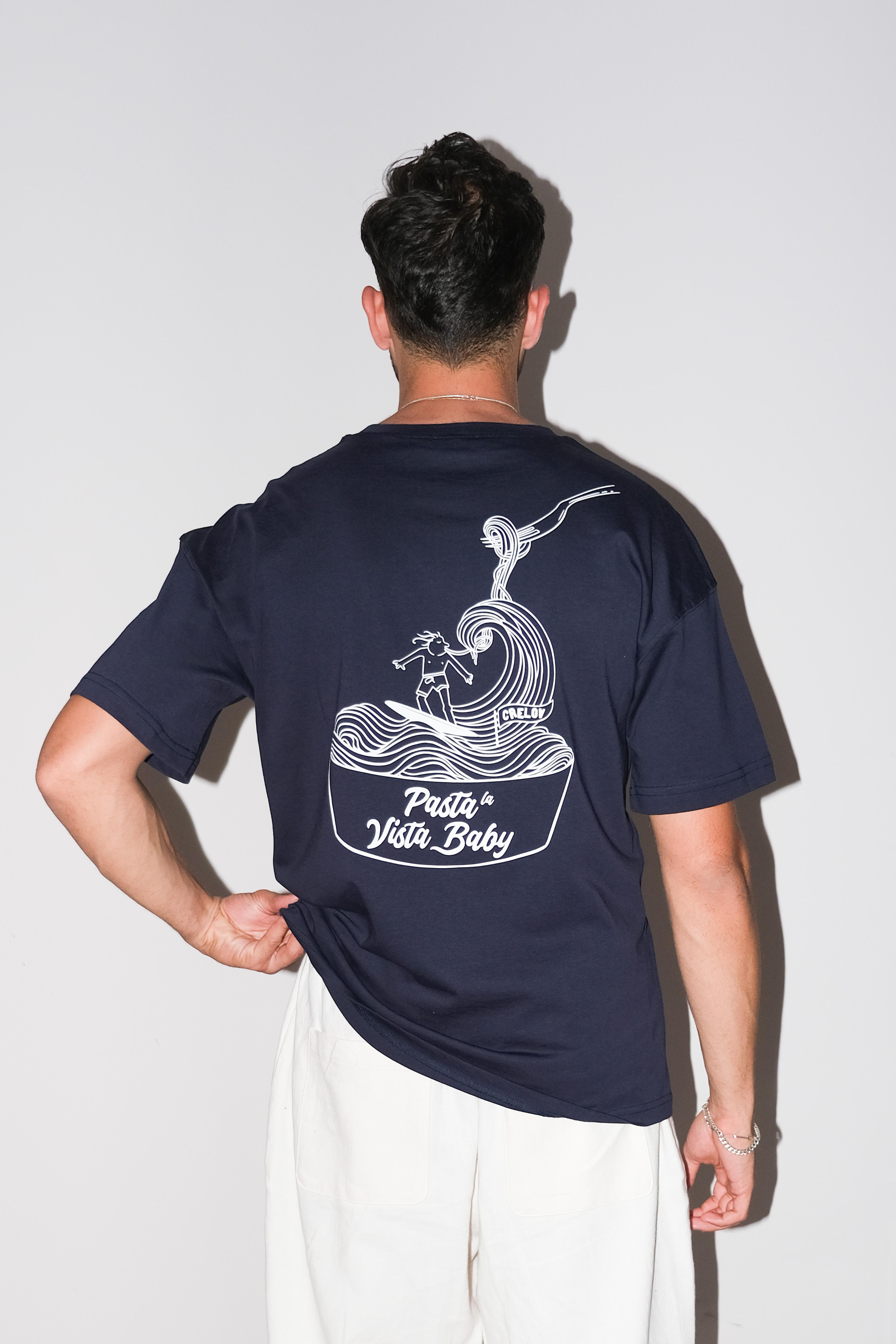Crelov - Pasta La Vista Baby Unisex T-shirt - Lacivert