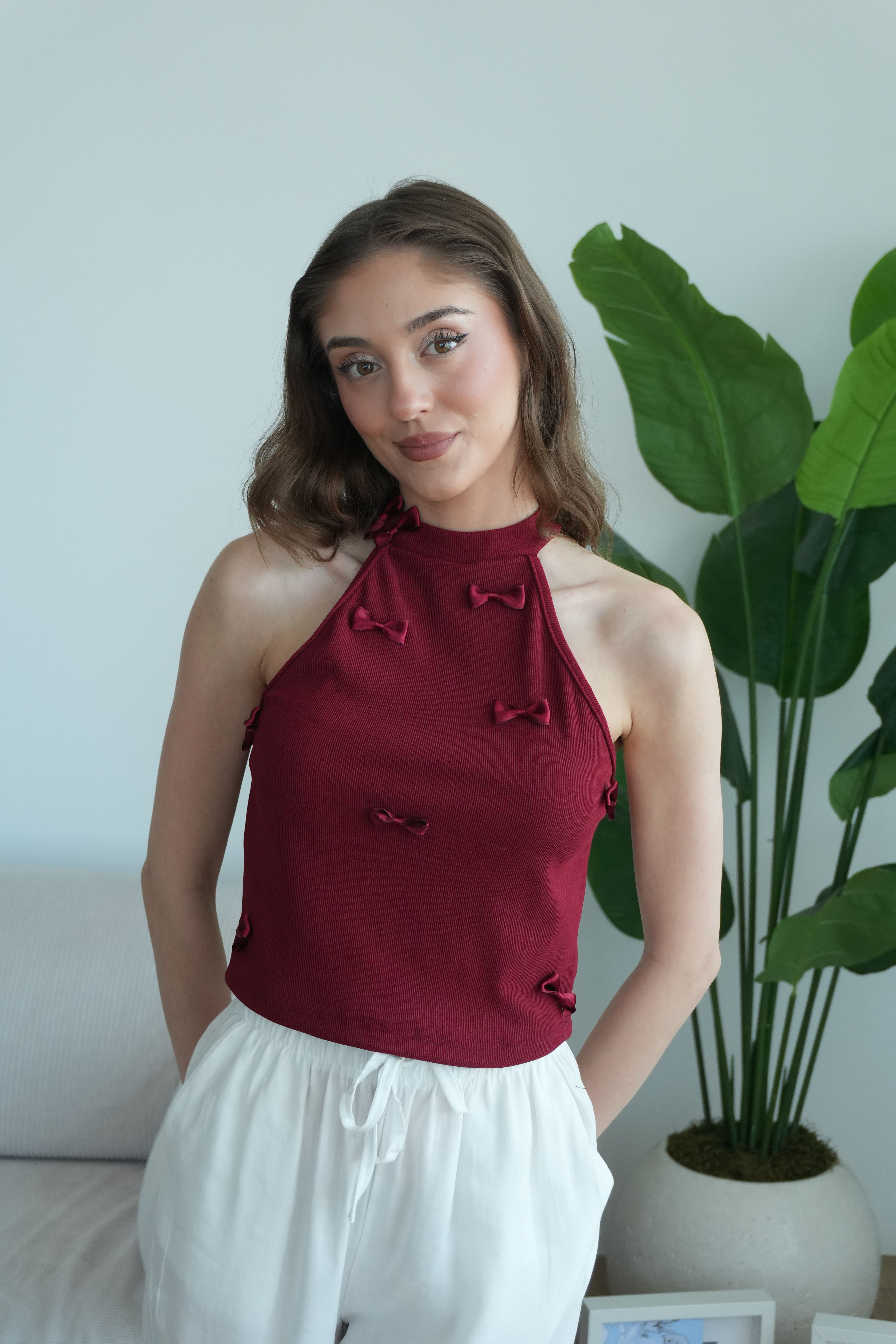 Rosalie Kurdele Detaylı Bluz
