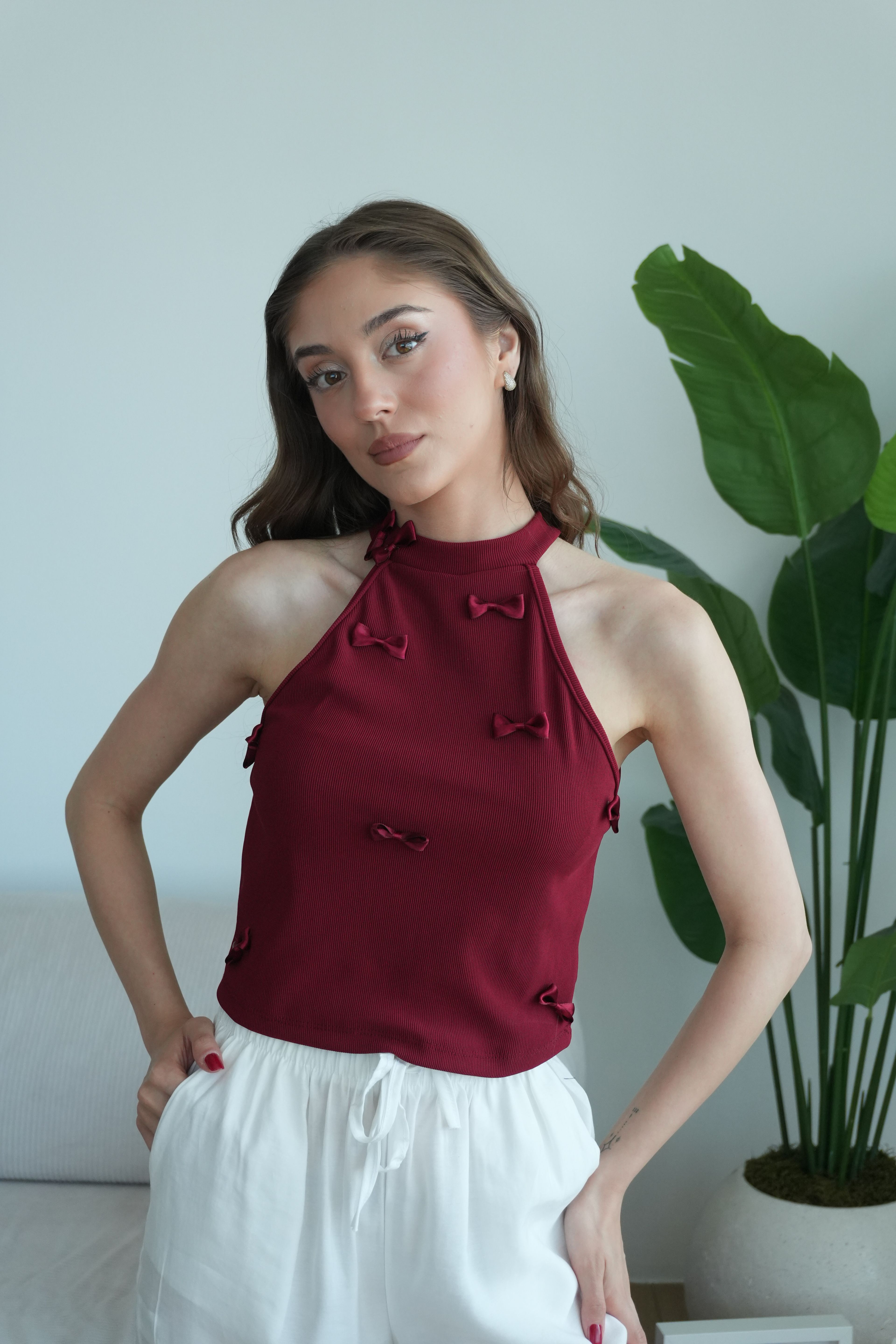 Rosalie Kurdele Detaylı Bluz