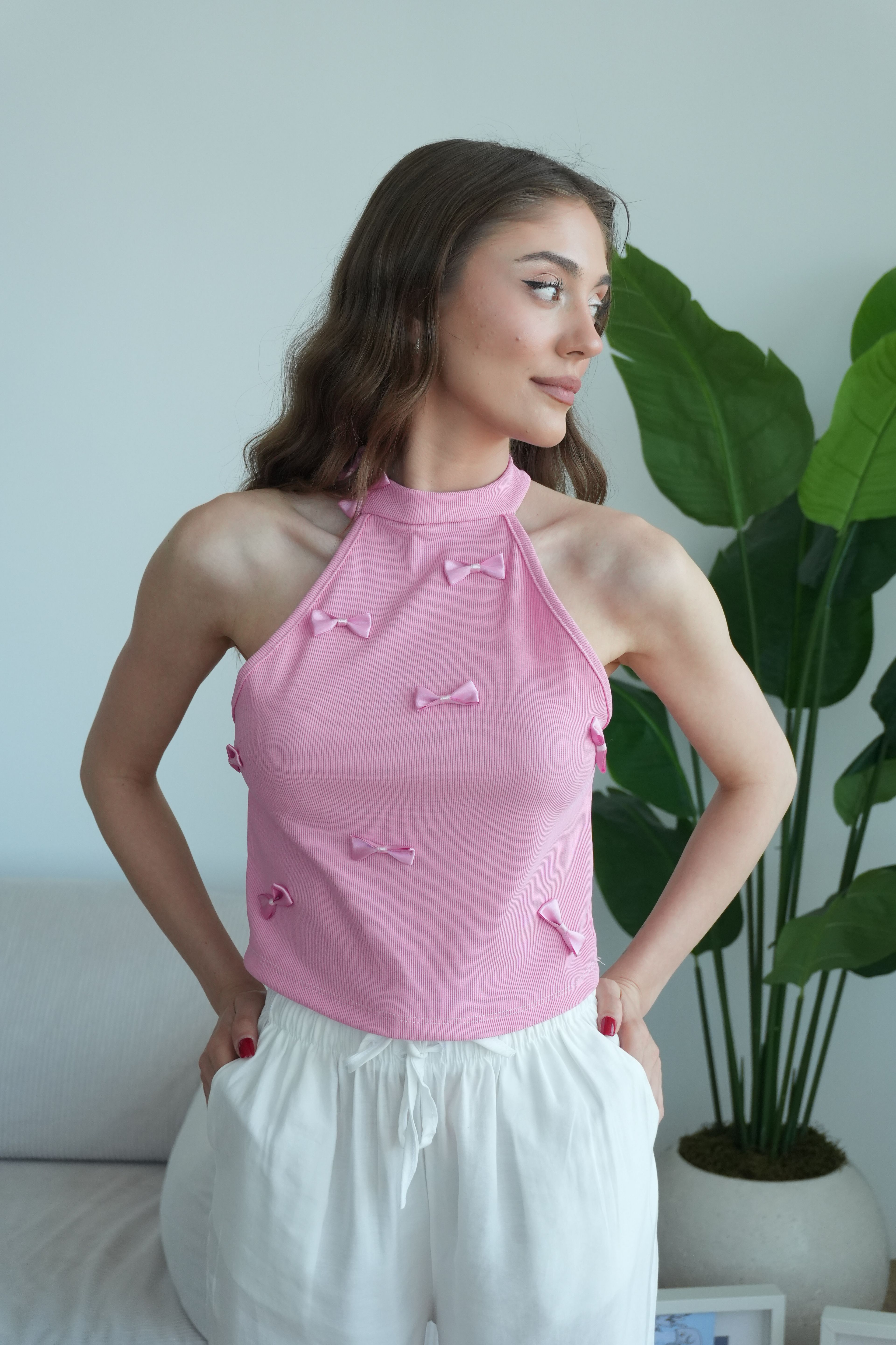 Rosalie Kurdele Detaylı Bluz