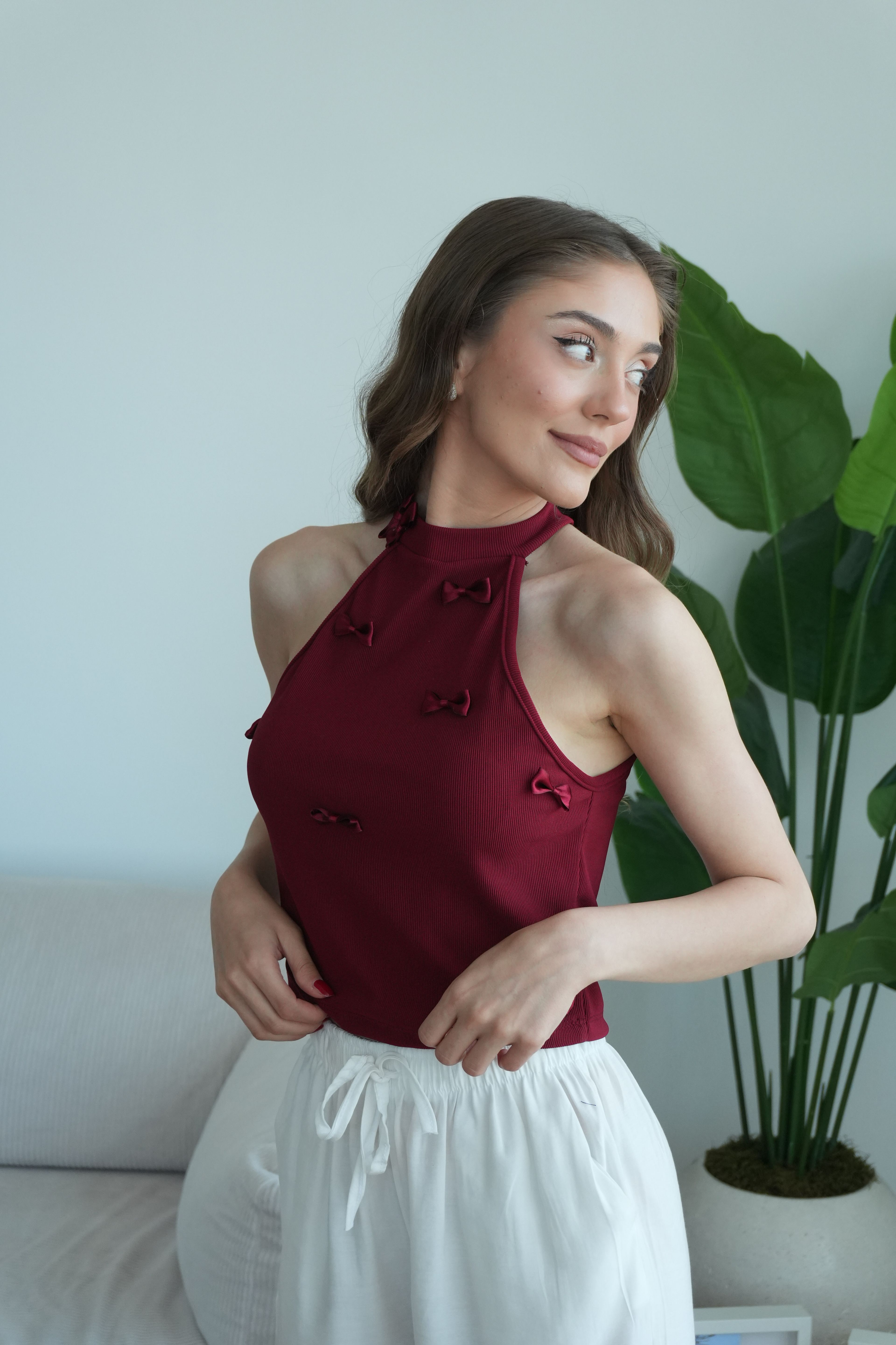 Rosalie Kurdele Detaylı Bluz