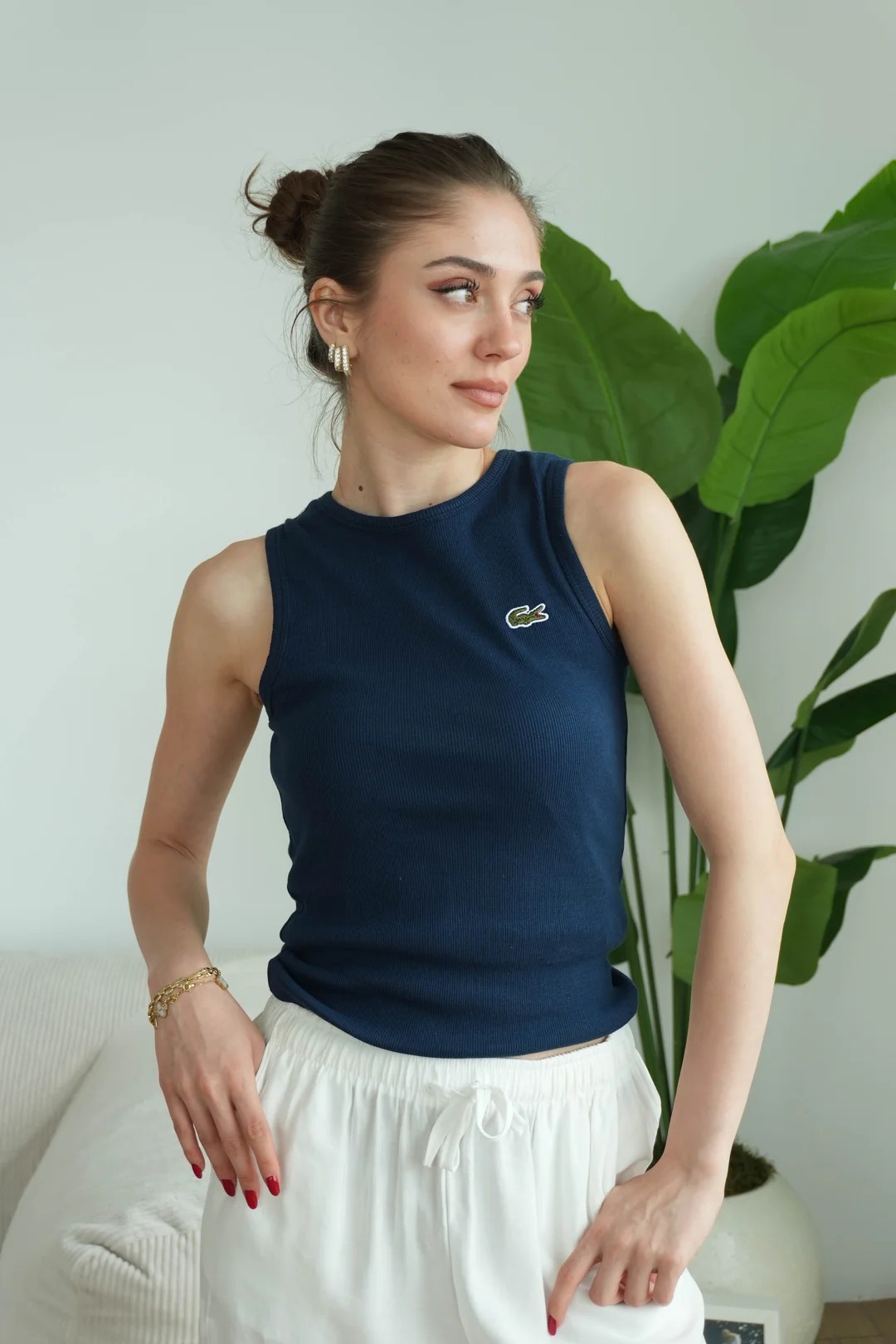 Halter Yaka Basic Üst Nasıl Kombinlenir - ceutr.com