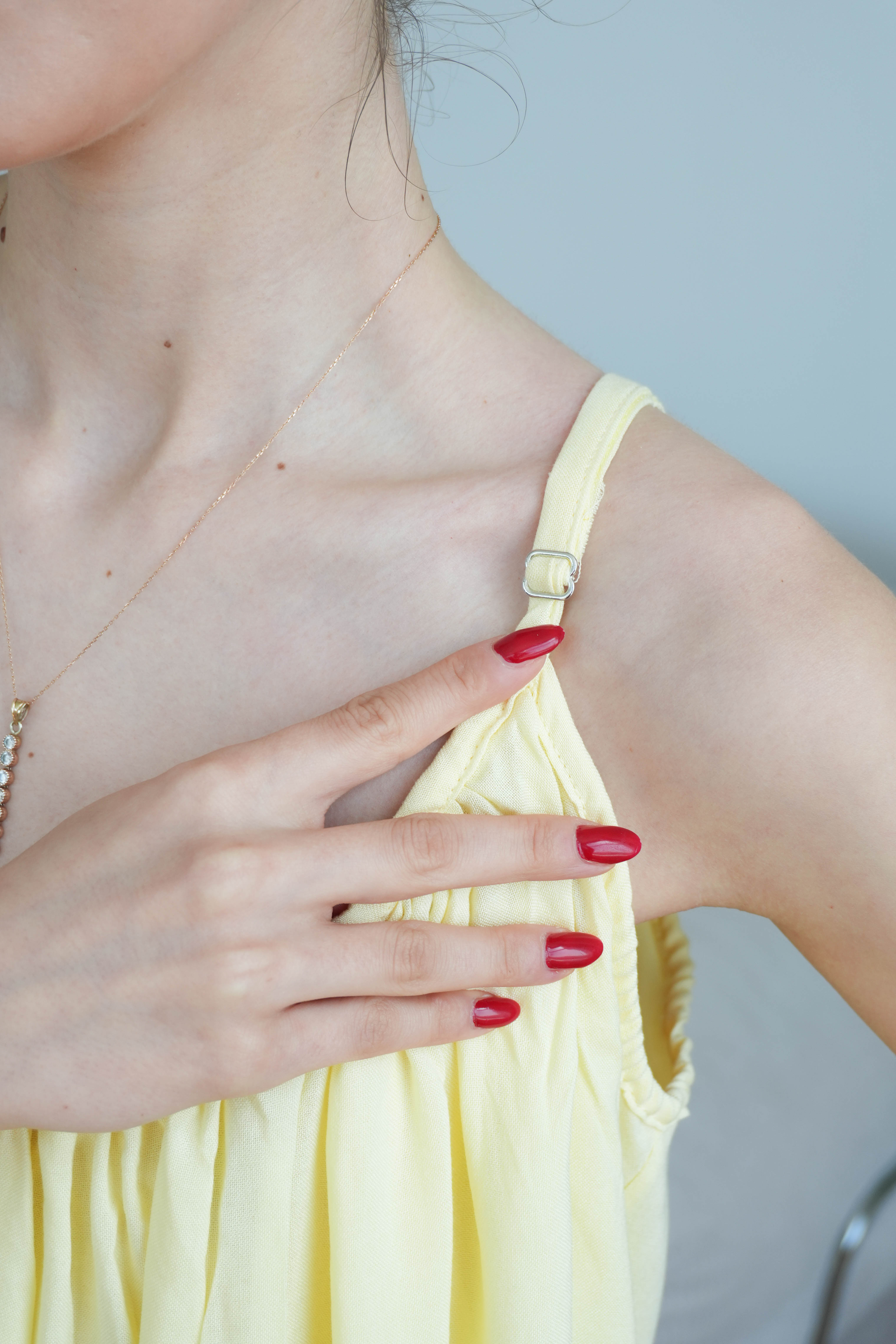 Virella Askılı Elbise  - Sarı