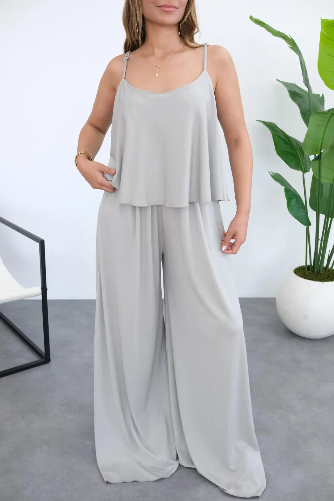 Premium Askılı Bluz Pantolon Takım · 5