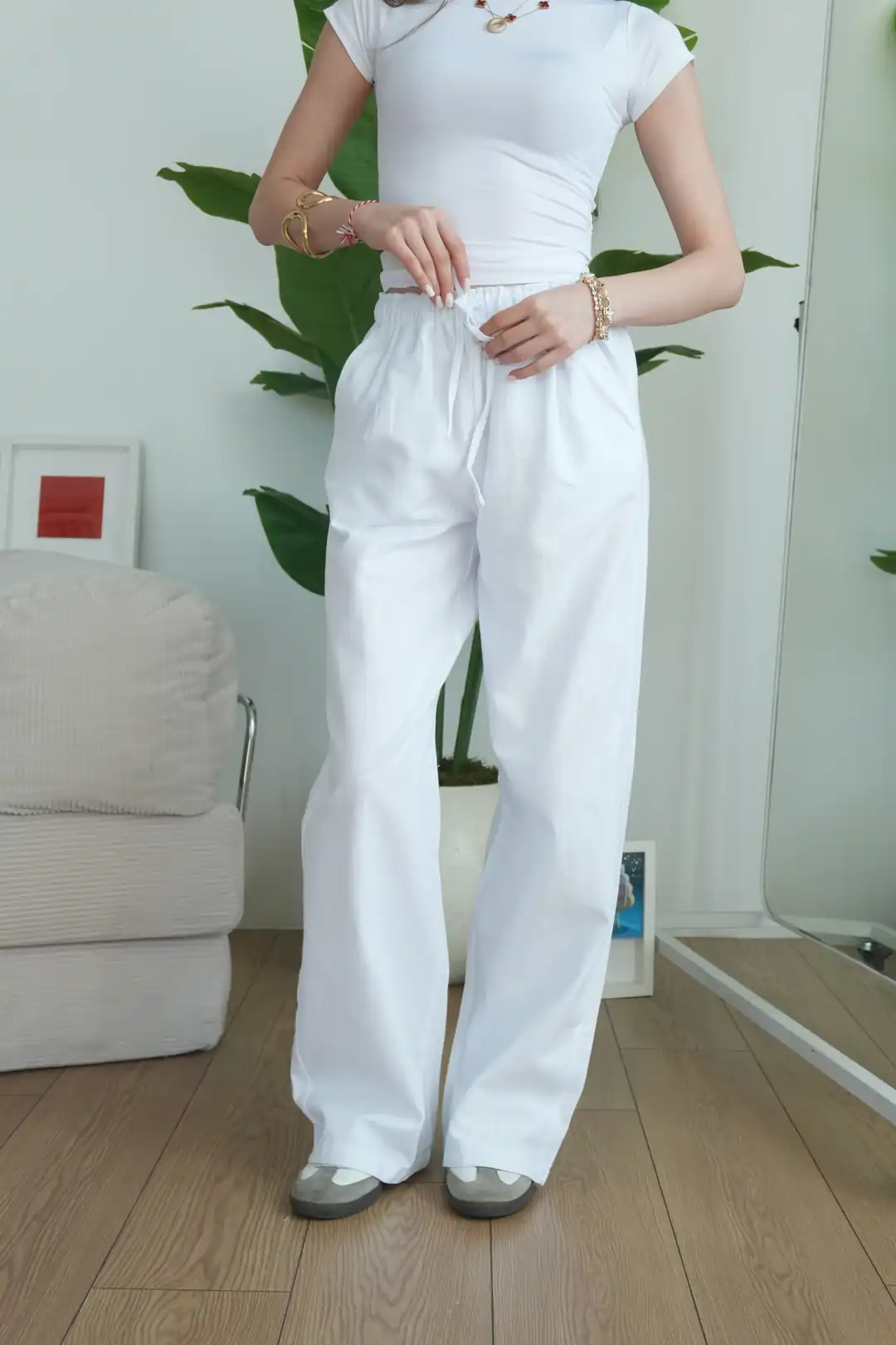 Luna Keten Pantolon · 2