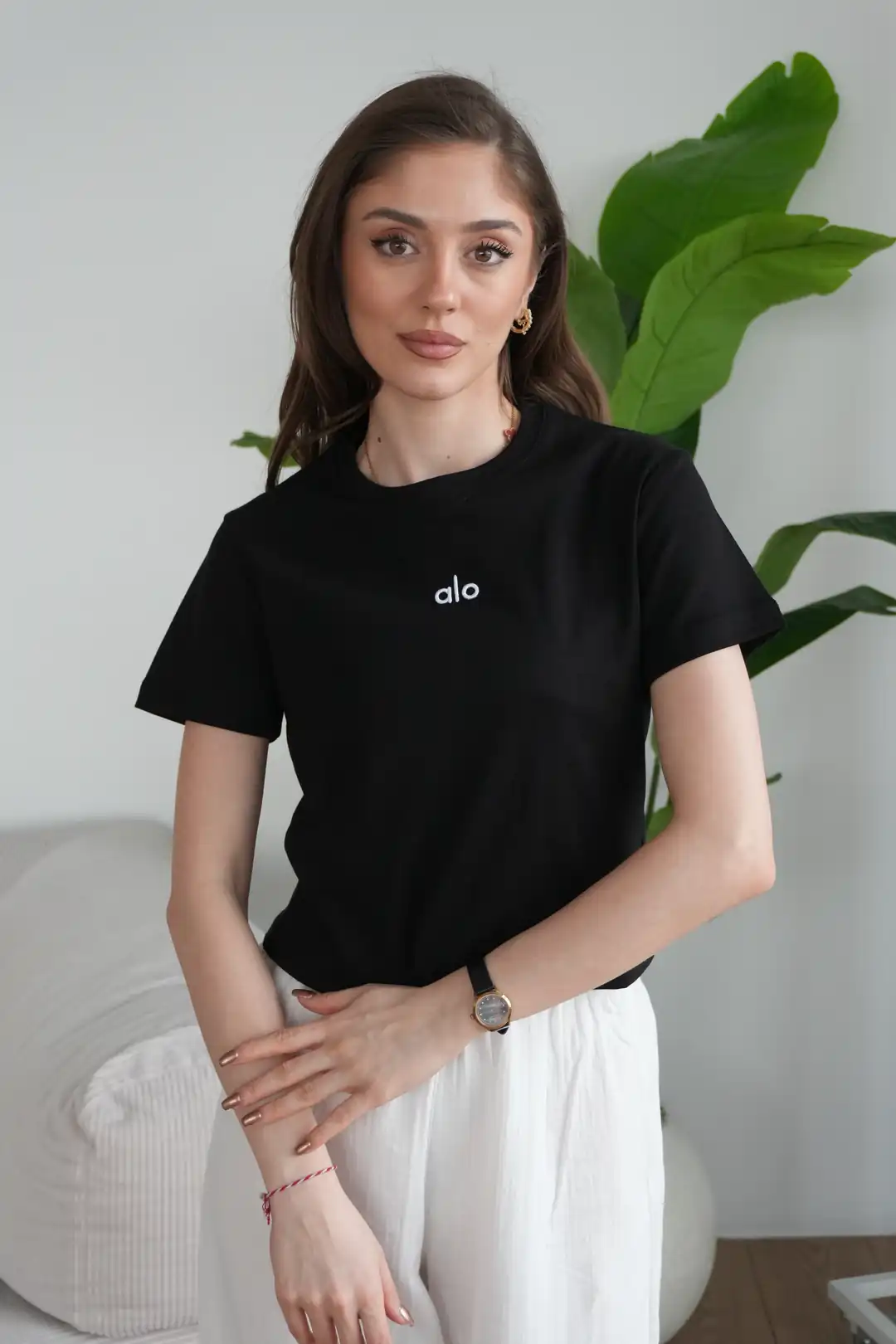 Orjinal Marka AL Crop T-shirt · 2
