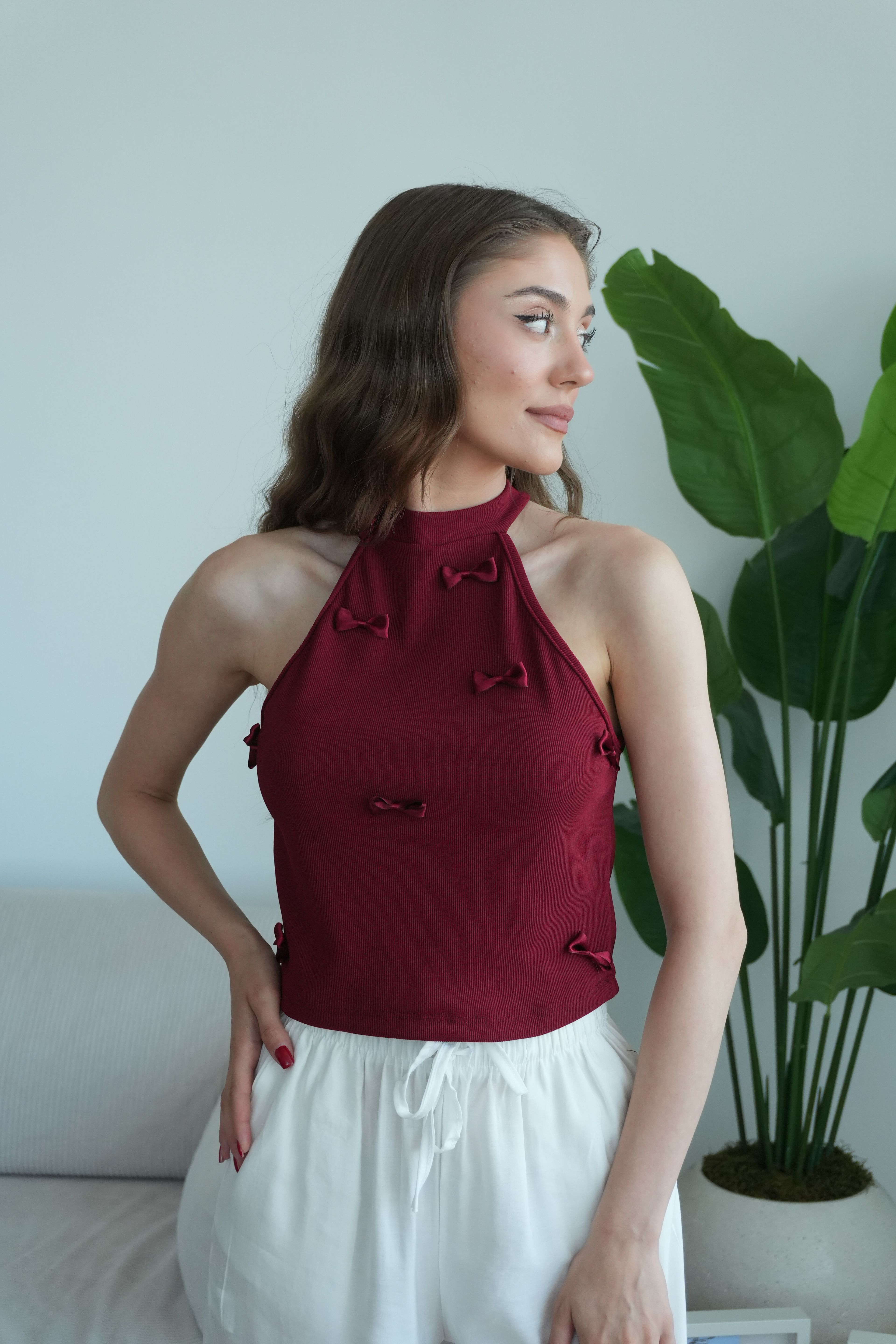 Rosalie Kurdele Detaylı Bluz