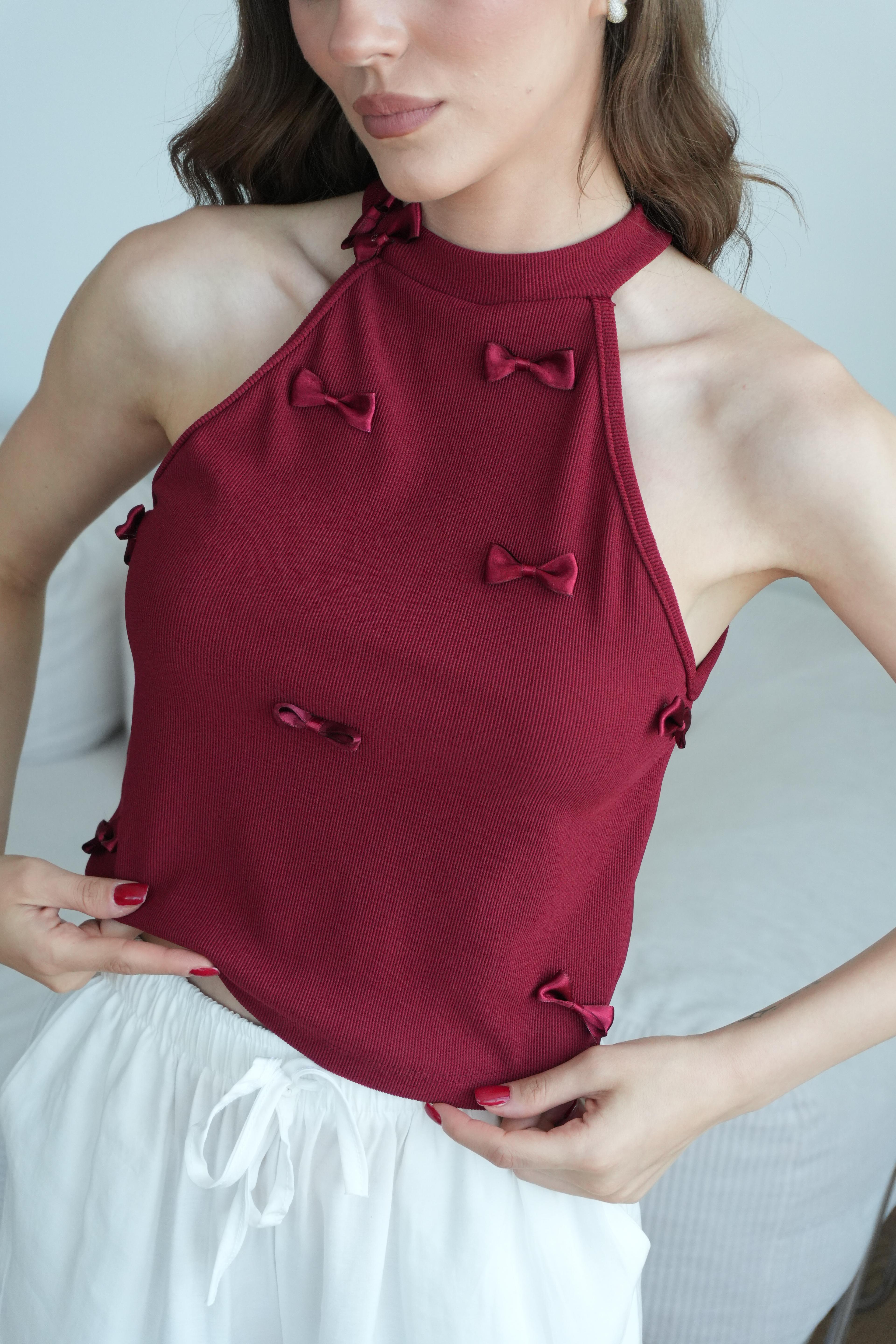 Rosalie Kurdele Detaylı Bluz