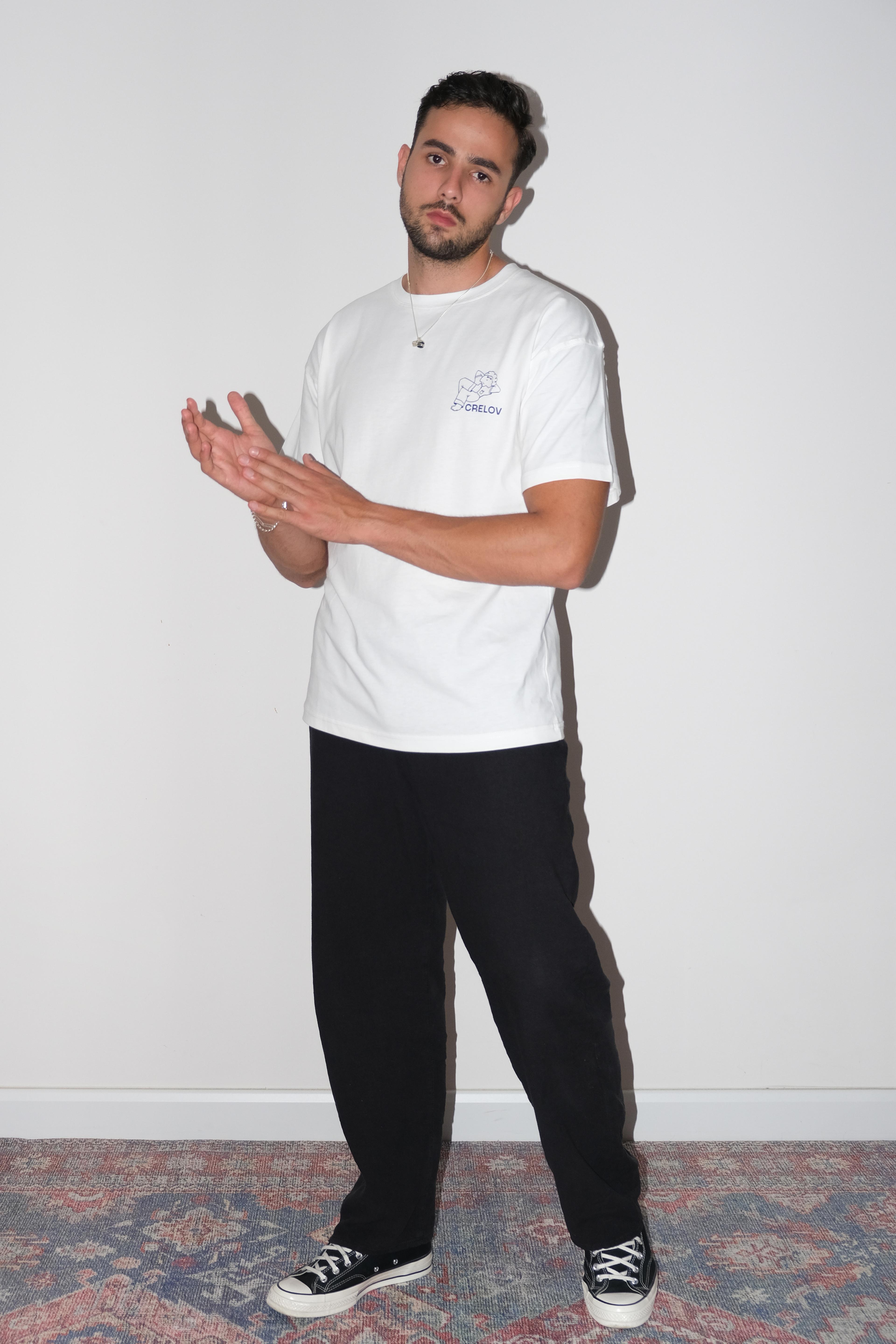 Crelov - Creative Company Unisex T-shirt - Beyaz