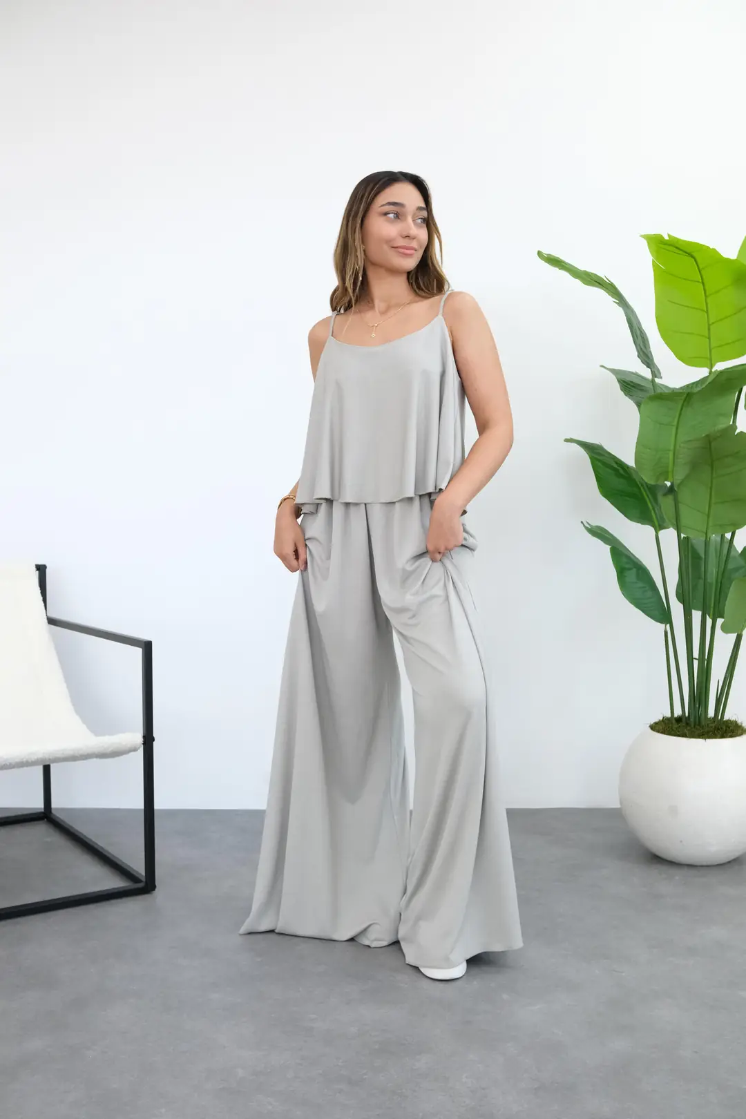 Premium Askılı Bluz Pantolon Takım · 3
