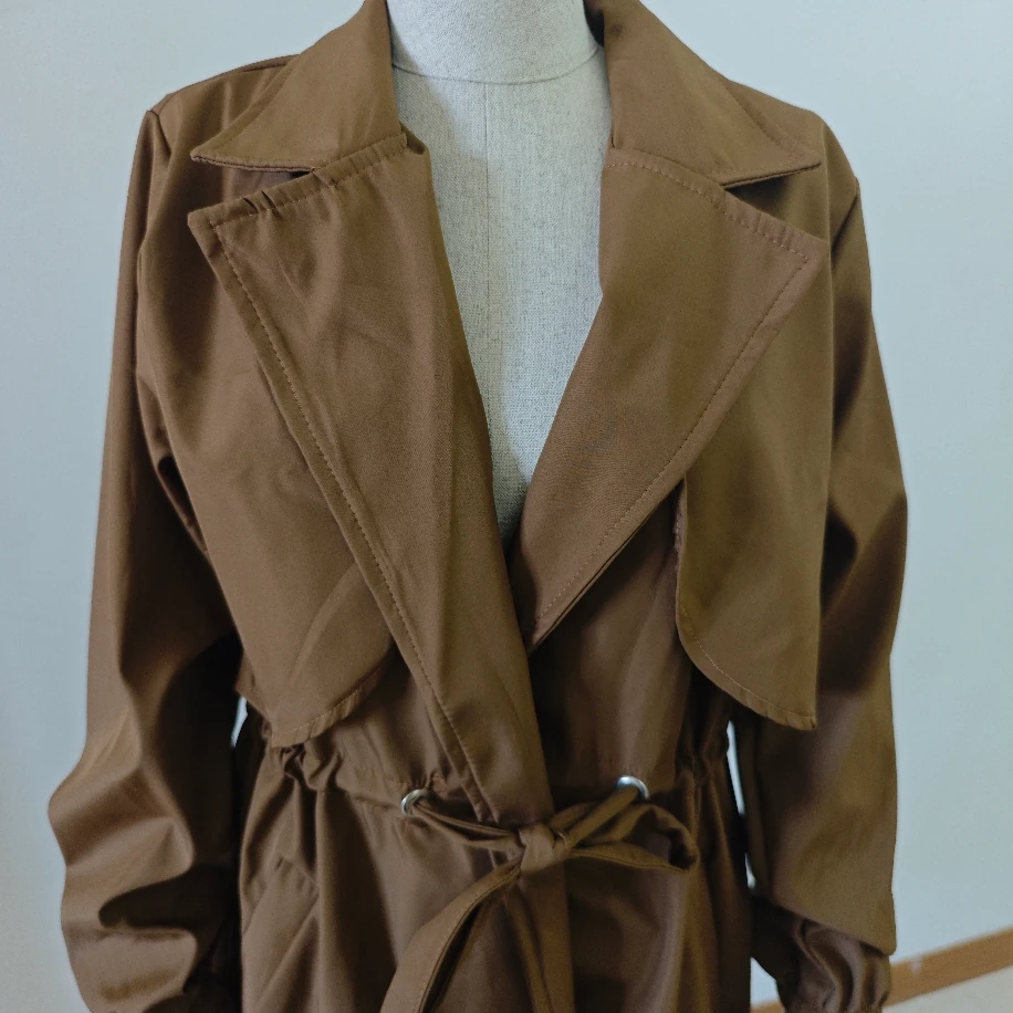 Kahverengi Trençkot - Ürün Kodu 1012